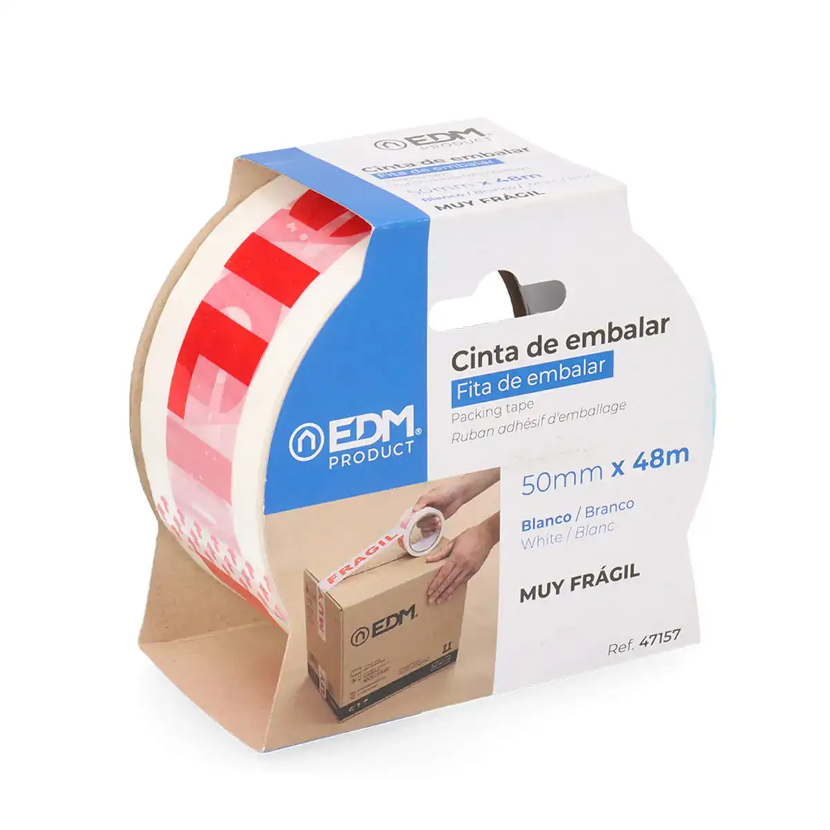 Ruban adhesif edm muy fragil polypropylene 50 m x 50 mm _1195. DIAYTAR COTE D'IVOIRE - L'Art du Shopping Éclairé. Naviguez à travers notre plateforme intuitive et découvrez une variété d'articles soigneusement sélectionnés pour répondre à vos besoins et à vos envies.