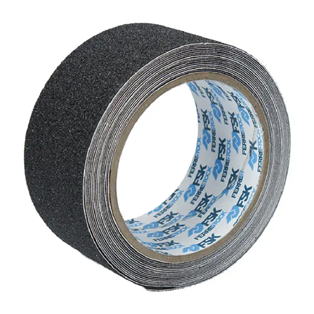 Ruban adhesif ferrestock 5 m x 50 mm noir antiderapant_1458. DIAYTAR COTE D'IVOIRE - Là où Choisir est un Acte d'Amour pour la Culture Côte d'Ivoireaise. Explorez notre gamme et choisissez des produits qui célèbrent la richesse de notre patrimoine.