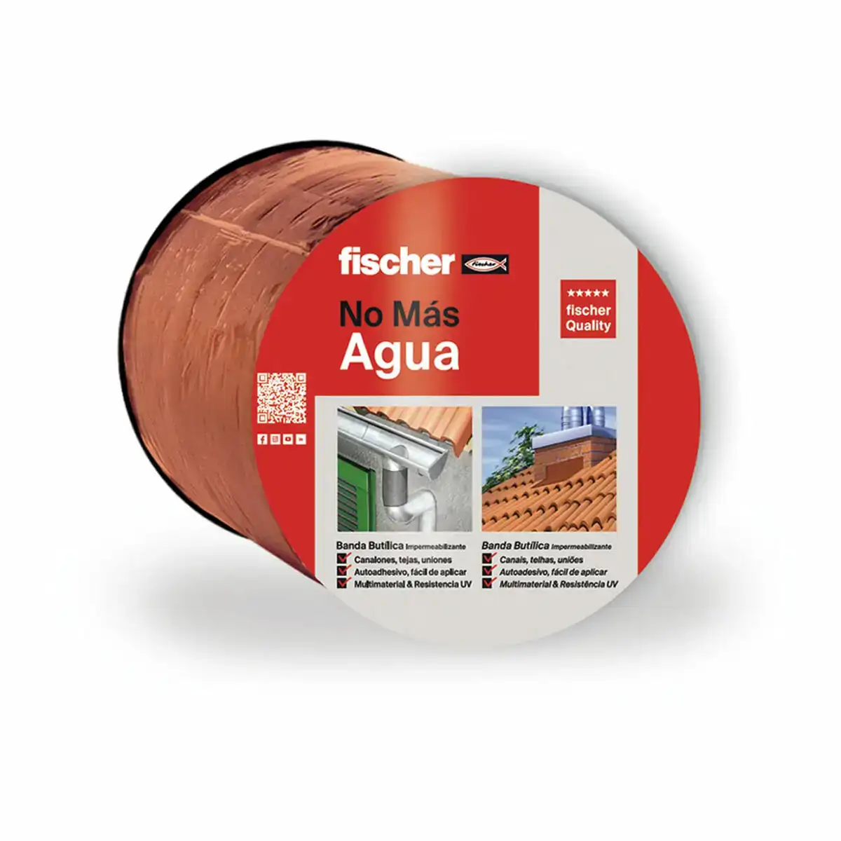 Ruban adhesif fischer 10 m x 10 cm marron couleur brique_7648. Bienvenue chez DIAYTAR COTE D'IVOIRE - Où le Shopping Devient un Plaisir. Découvrez notre boutique en ligne et trouvez des trésors qui égaieront chaque jour de votre vie.