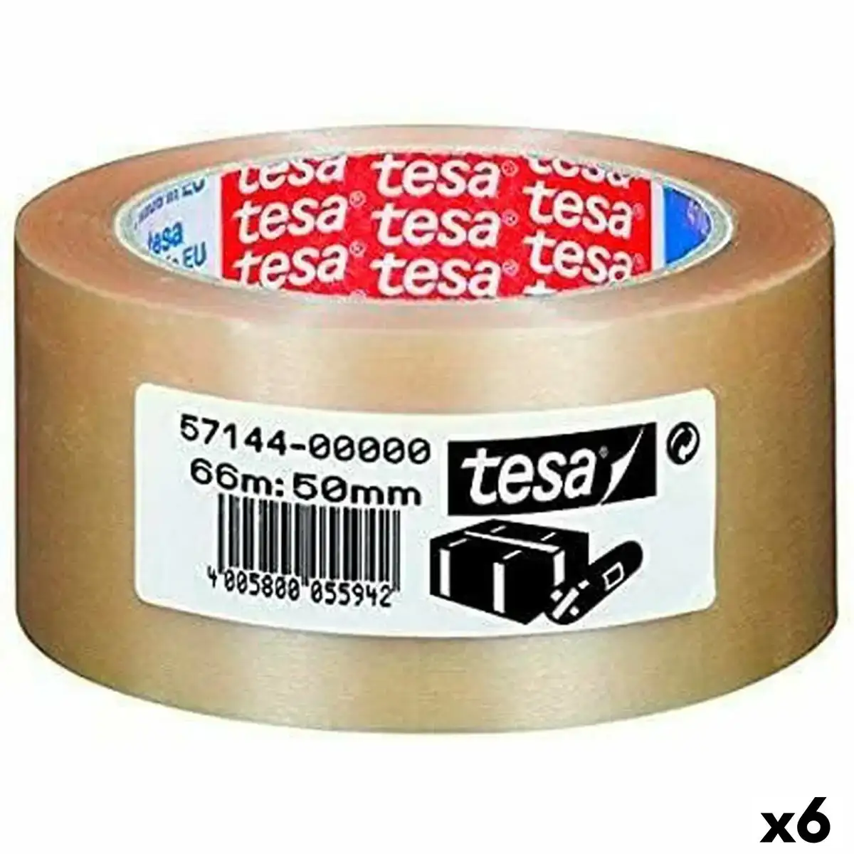 Ruban adhesif tesa emballage extra fort 6 unites_9655. DIAYTAR COTE D'IVOIRE - Où Choisir Devient une Découverte. Explorez notre boutique en ligne et trouvez des articles qui vous surprennent et vous ravissent à chaque clic.