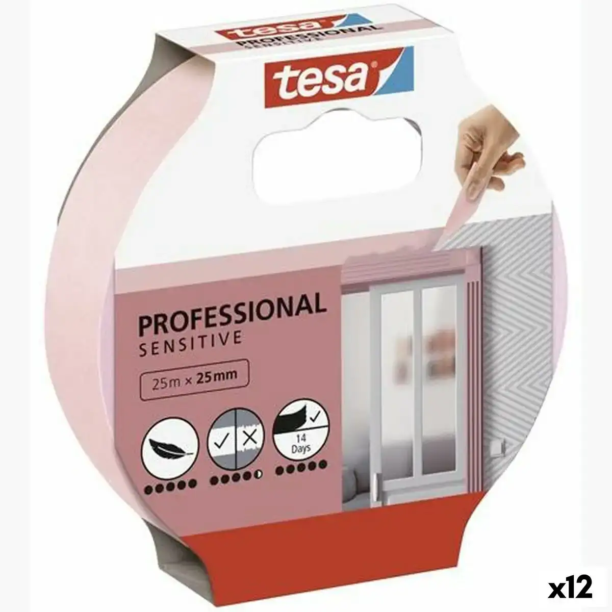 Ruban adhesif tesa professional sensitive peintre rose 12 unites 25 mm x 50 m _5535. Entrez dans l'Univers de DIAYTAR COTE D'IVOIRE - Où Chaque Produit est une Découverte. Explorez notre gamme variée et trouvez des articles qui vous surprennent et vous inspirent.