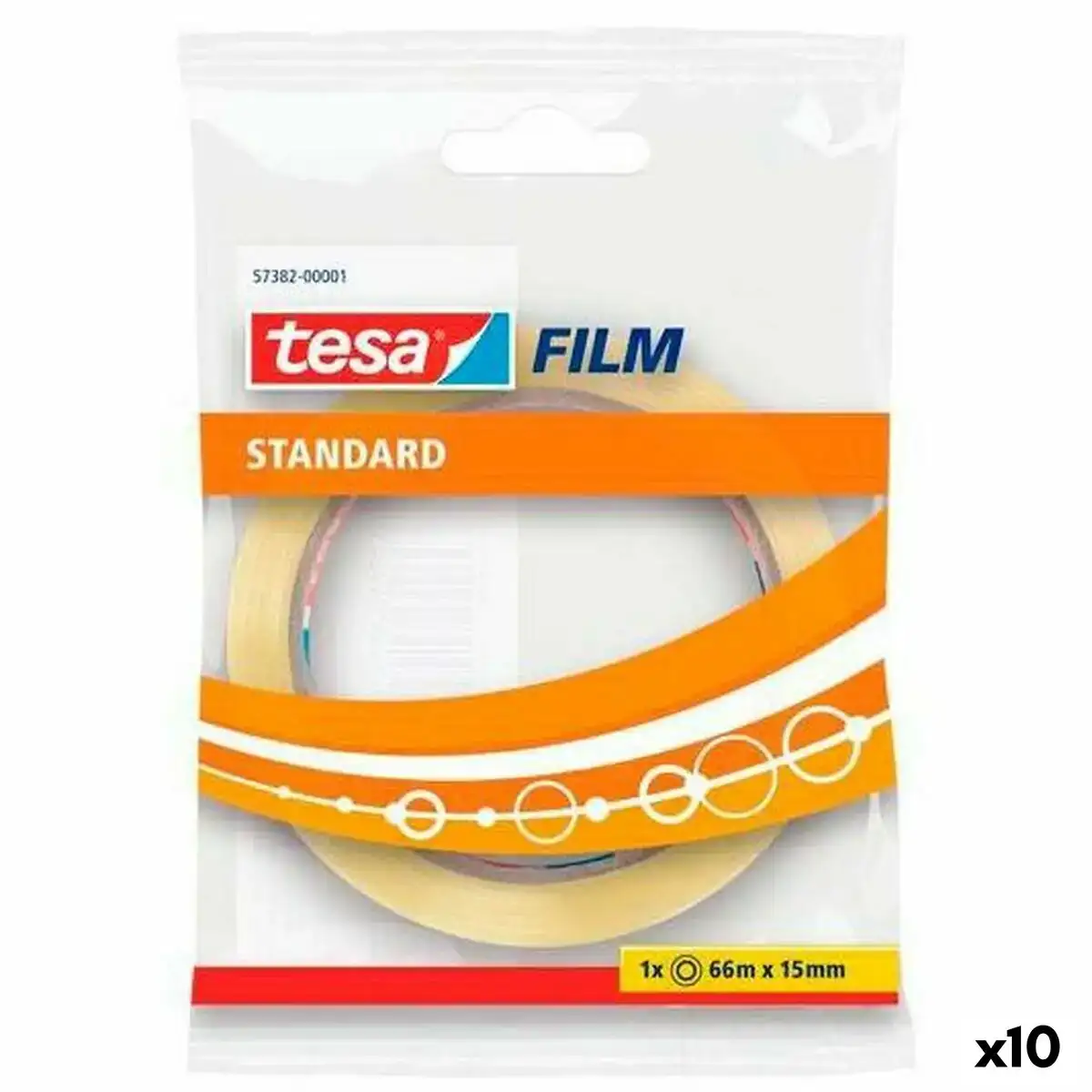 Ruban adhesif tesa standard 66 m 15 mm transparent 10 unites _8366. DIAYTAR COTE D'IVOIRE - Là où le Shopping Devient une Expérience. Naviguez à travers notre catalogue diversifié et découvrez des produits qui ajoutent de la couleur et de la passion à votre vie.