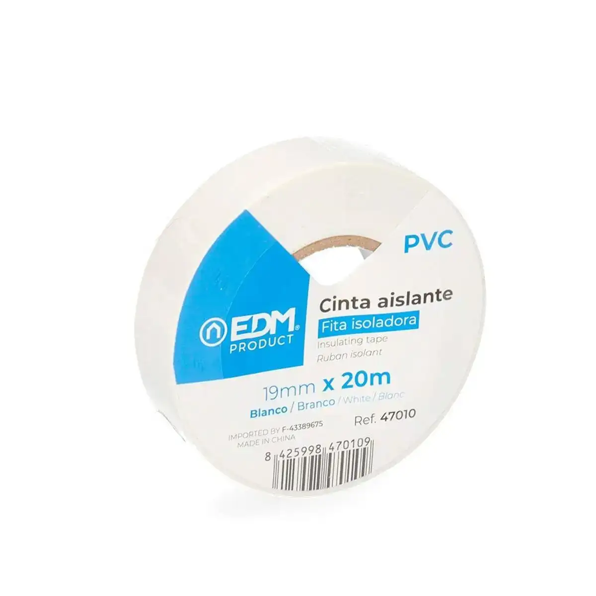 Ruban isolant edm blanc pvc 20 m x 19 mm _7516. DIAYTAR COTE D'IVOIRE - Votre Destinée Shopping Personnalisée. Plongez dans notre boutique en ligne et créez votre propre expérience de shopping en choisissant parmi nos produits variés.