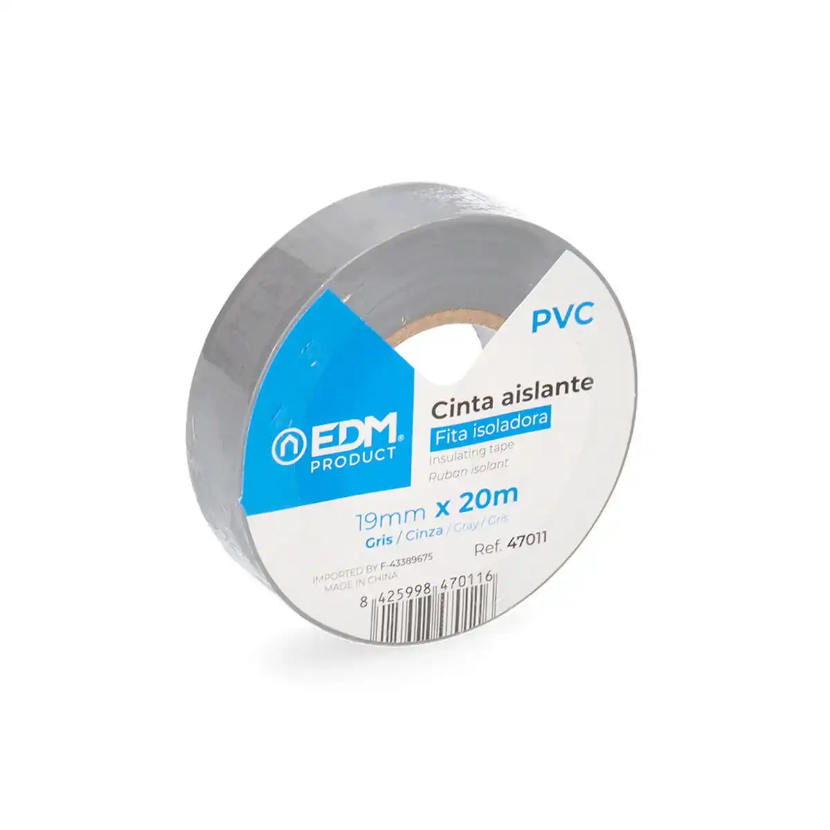 Ruban isolant edm gris pvc 20 m x 19 mm _8462. DIAYTAR COTE D'IVOIRE - Votre Portail vers l'Extraordinaire. Parcourez nos collections et découvrez des produits qui vous emmènent au-delà de l'ordinaire, créant une expérience de shopping mémorable.