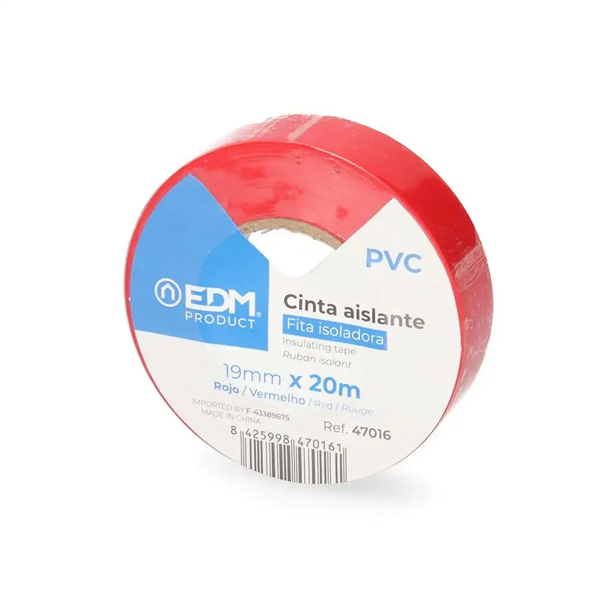 Ruban isolant edm rouge pvc 20 m x 19 mm _5840. DIAYTAR COTE D'IVOIRE - Votre Destination pour un Shopping Réfléchi. Découvrez notre gamme variée et choisissez des produits qui correspondent à vos valeurs et à votre style de vie.