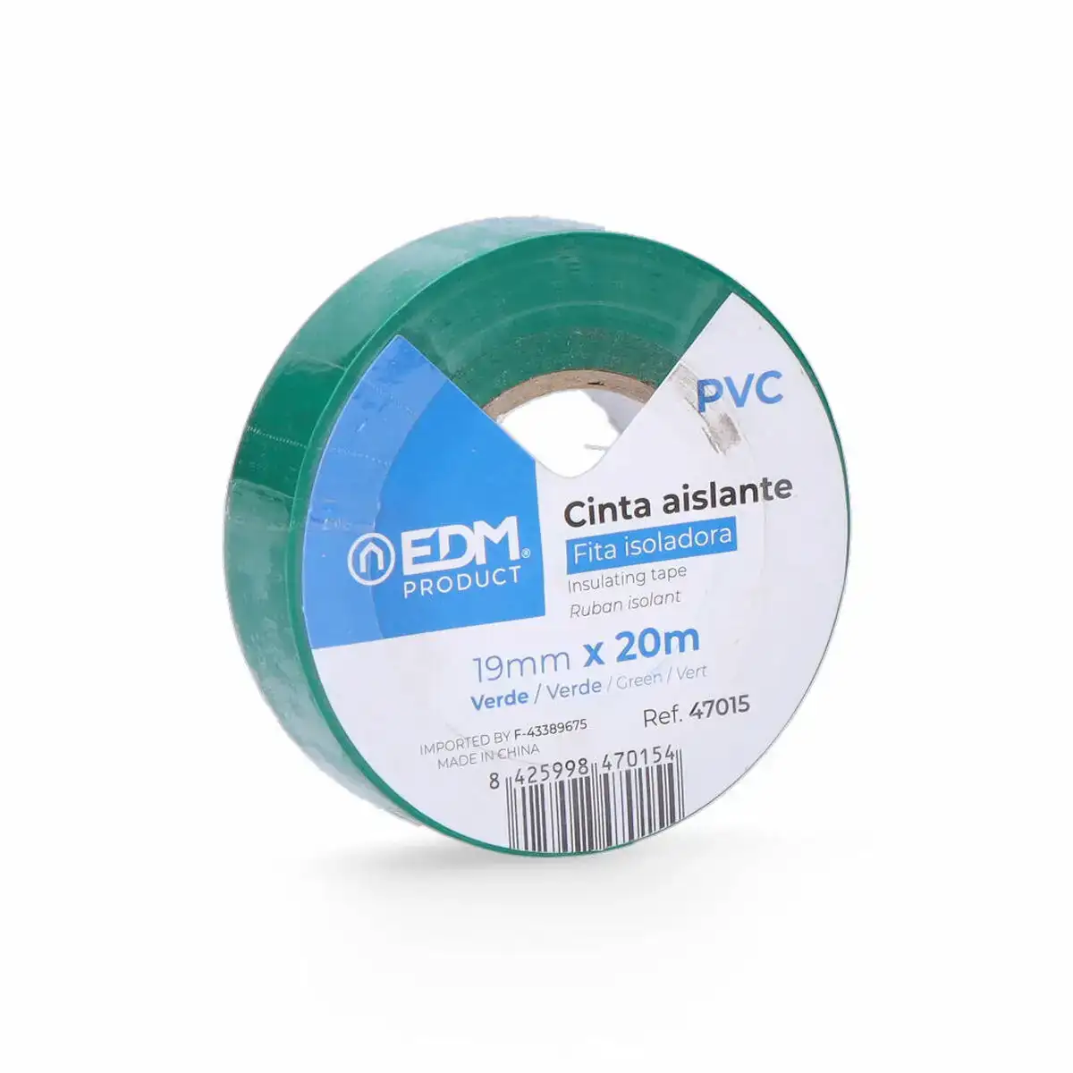 Ruban isolant edm vert pvc 20 m x 19 mm _9727. DIAYTAR COTE D'IVOIRE - Votre Destination Shopping pour Tous. Parcourez notre boutique en ligne et découvrez une variété de produits pour satisfaire tous vos besoins et désirs.