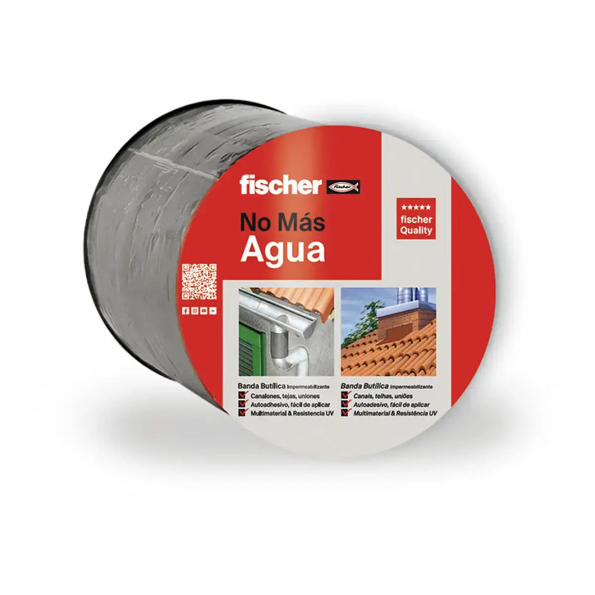 Ruban isolant fischer 10 m x 10 cm gris_2959. DIAYTAR COTE D'IVOIRE - Là où l'Élégance Devient un Mode de Vie. Naviguez à travers notre gamme et choisissez des produits qui apportent une touche raffinée à votre quotidien.