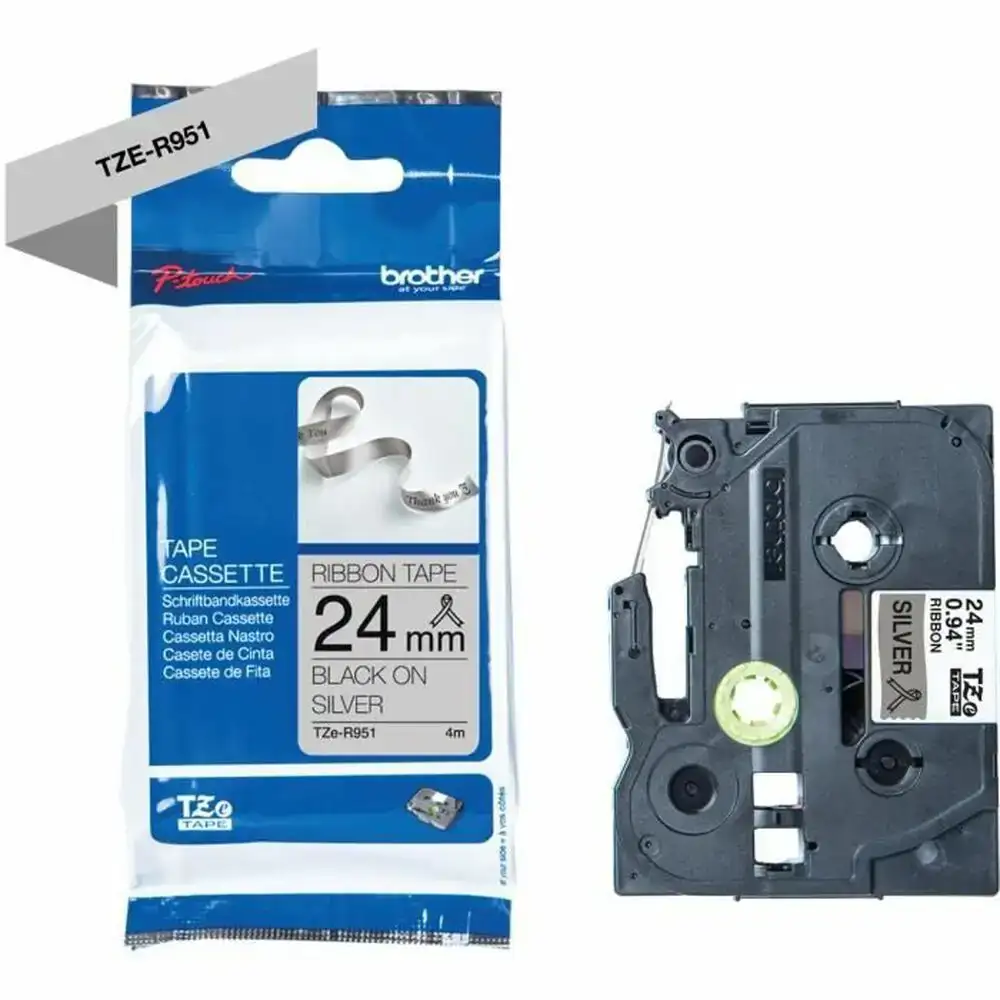Ruban lamine pour etiqueteuses brother tze r951 argente noir_8093. DIAYTAR COTE D'IVOIRE - Votre Marché Virtuel au Côte d'Ivoire. Parcourez notre boutique en ligne pour trouver des trésors cachés, des articles indispensables du quotidien aux joyaux artistiques.