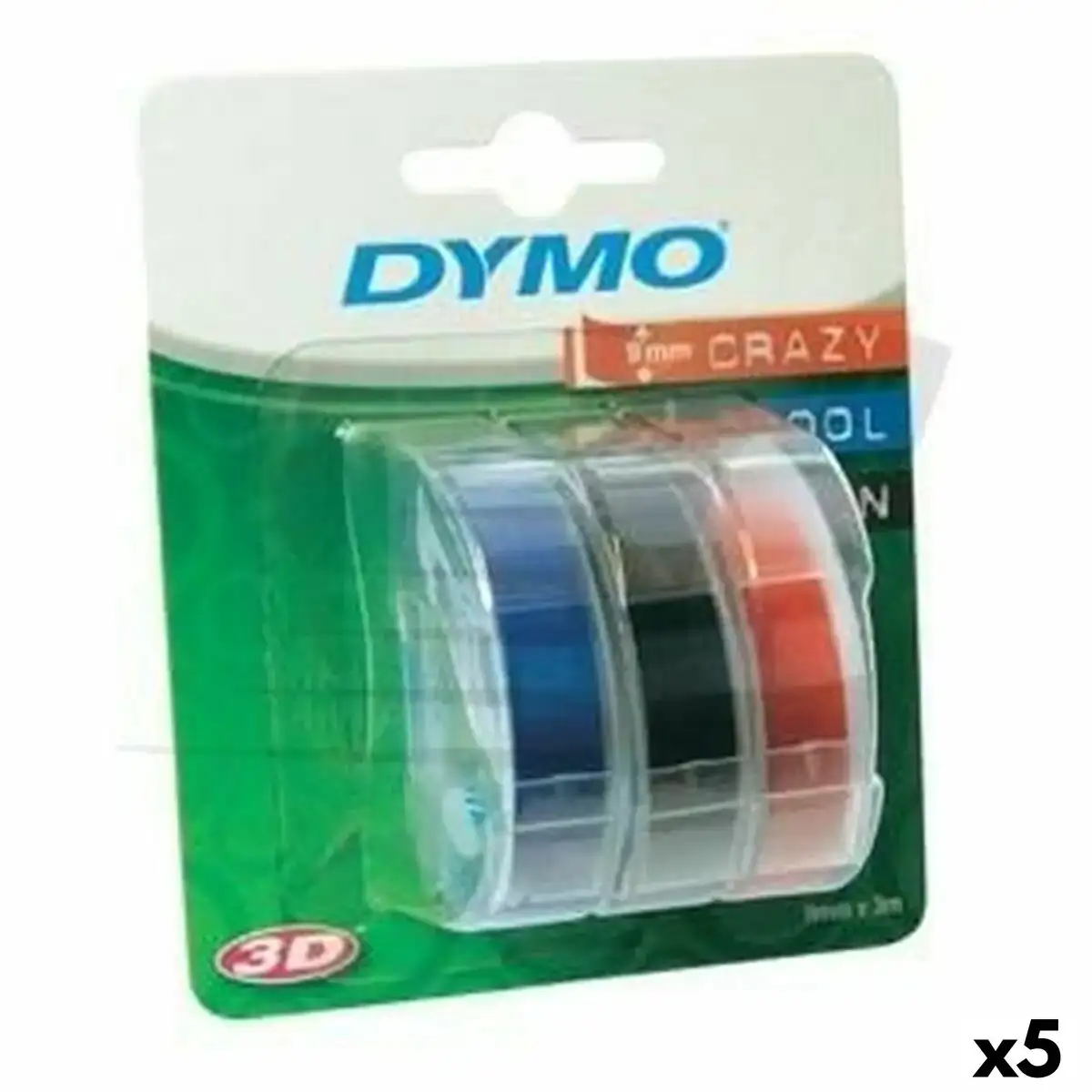 Ruban lamine pour etiqueteuses dymo 9 mm x 3 m rouge noir bleu 5 unites _6182. DIAYTAR COTE D'IVOIRE - Là où la Beauté Rencontre la Fonctionnalité. Parcourez notre sélection pour trouver des produits qui allient esthétique et praticité, pour un quotidien sublimé.