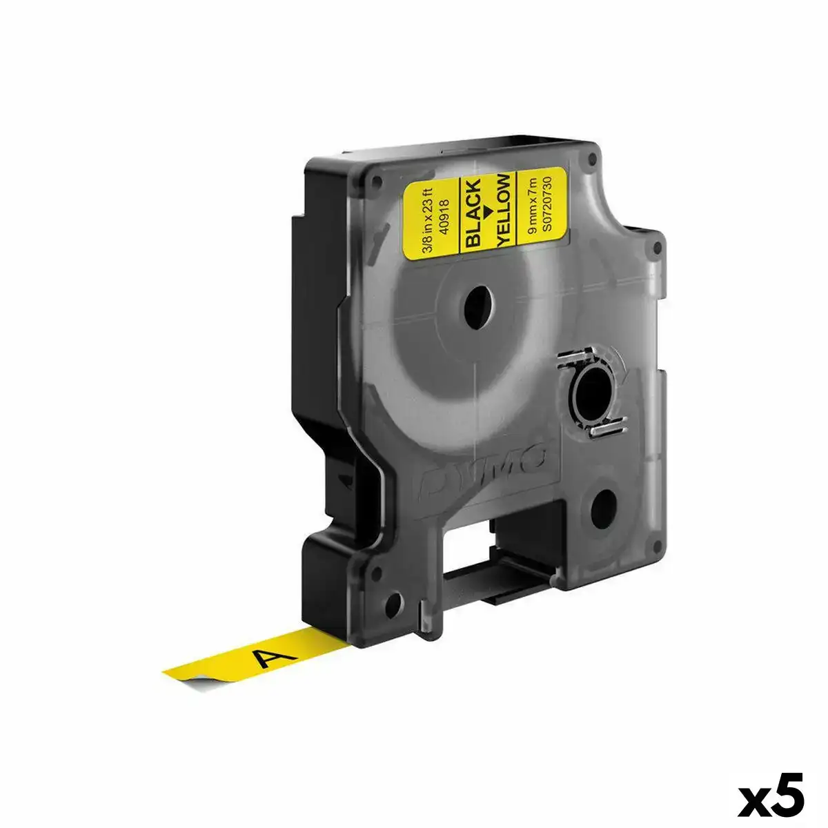 Ruban lamine pour etiqueteuses dymo d1 40918 labelmanager tm noir jaune 9 mm 5 unites _4307. DIAYTAR COTE D'IVOIRE - Votre Boutique en Ligne, Votre Histoire. Explorez notre sélection et découvrez des produits qui reflètent votre parcours et vos aspirations, un achat à la fois.