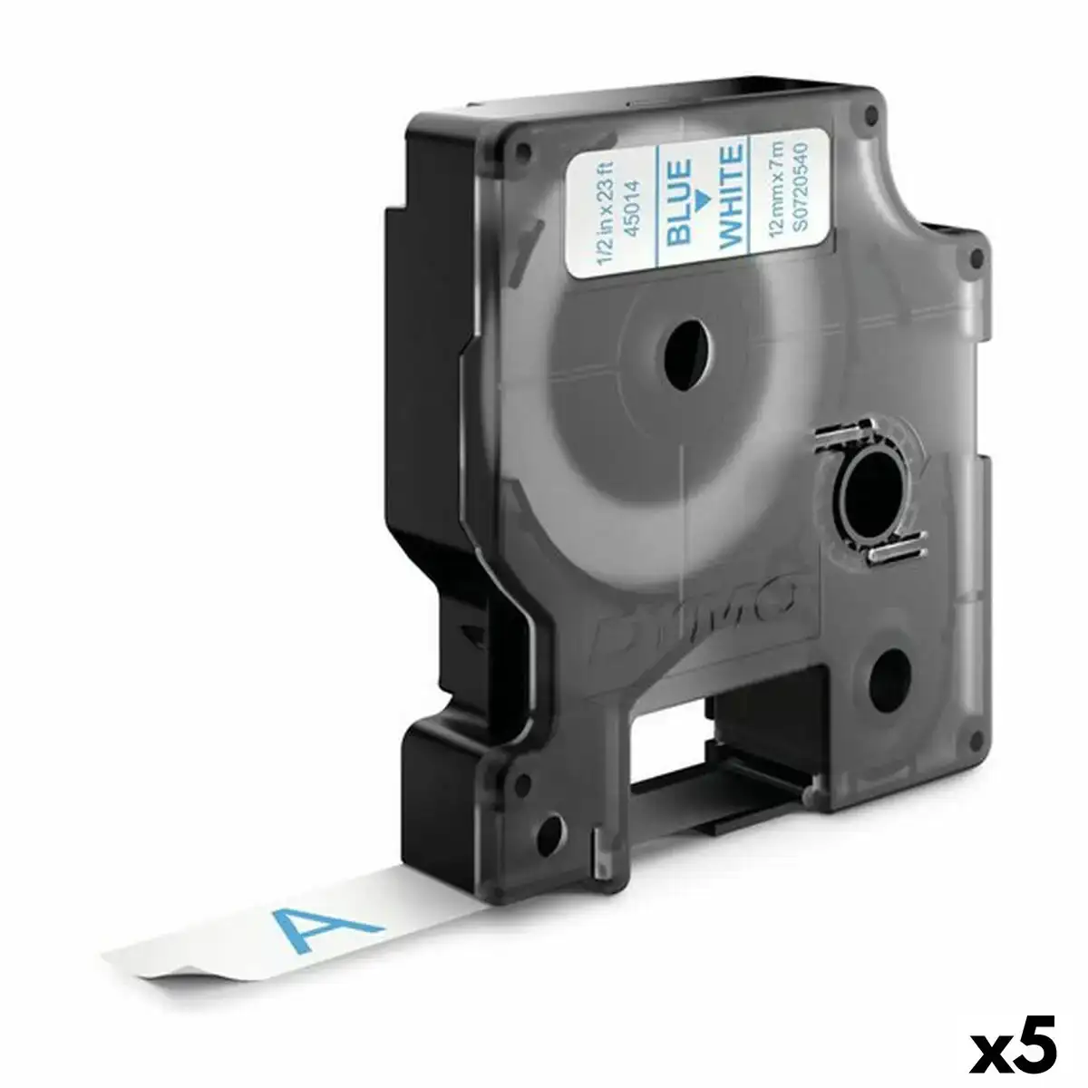 Ruban lamine pour etiqueteuses dymo d1 45011 labelmanager tm bleu transparent 12 mm 5 unites _8114. DIAYTAR COTE D'IVOIRE - Où Chaque Produit a son Histoire. Découvrez notre gamme de produits, chacun portant en lui le récit de l'artisanat et de la passion, pour vous offrir une expérience de shopping authentique.