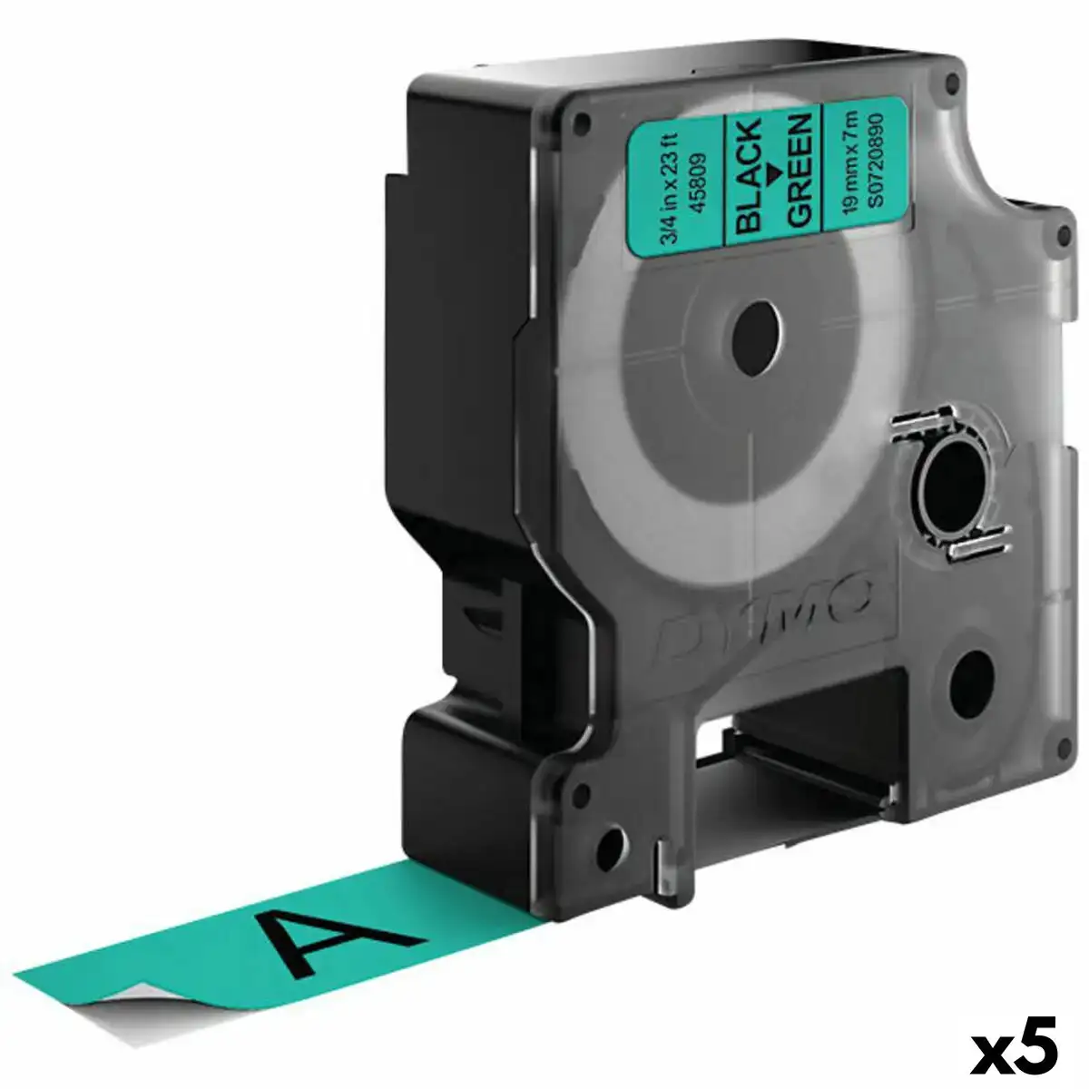 Ruban lamine pour etiqueteuses dymo d1 45809 labelmanager tm noir vert 19 mm 5 unites _5500. DIAYTAR COTE D'IVOIRE - Où Choisir est une Célébration. Découvrez notre sélection de produits qui représentent la diversité et la joie du Côte d'Ivoire, à chaque étape de votre vie.