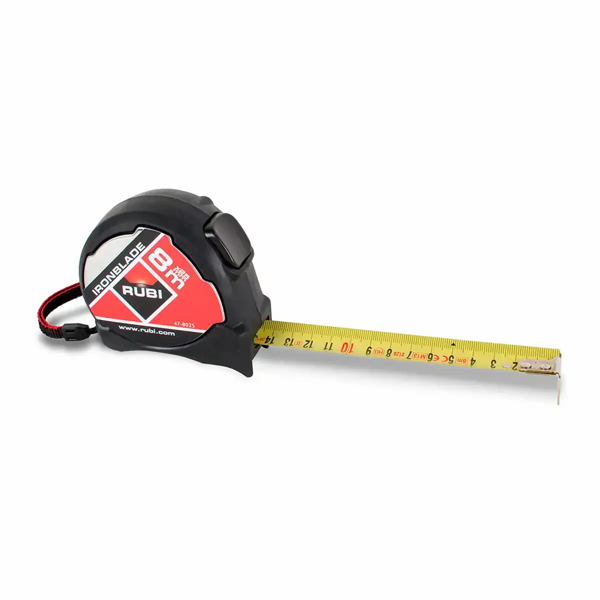 Ruban metre rubi ironblade 8 m x 25 mm_5994. DIAYTAR COTE D'IVOIRE - Votre Source de Découvertes Shopping. Naviguez à travers nos catégories et découvrez des articles qui vous surprendront et vous séduiront.