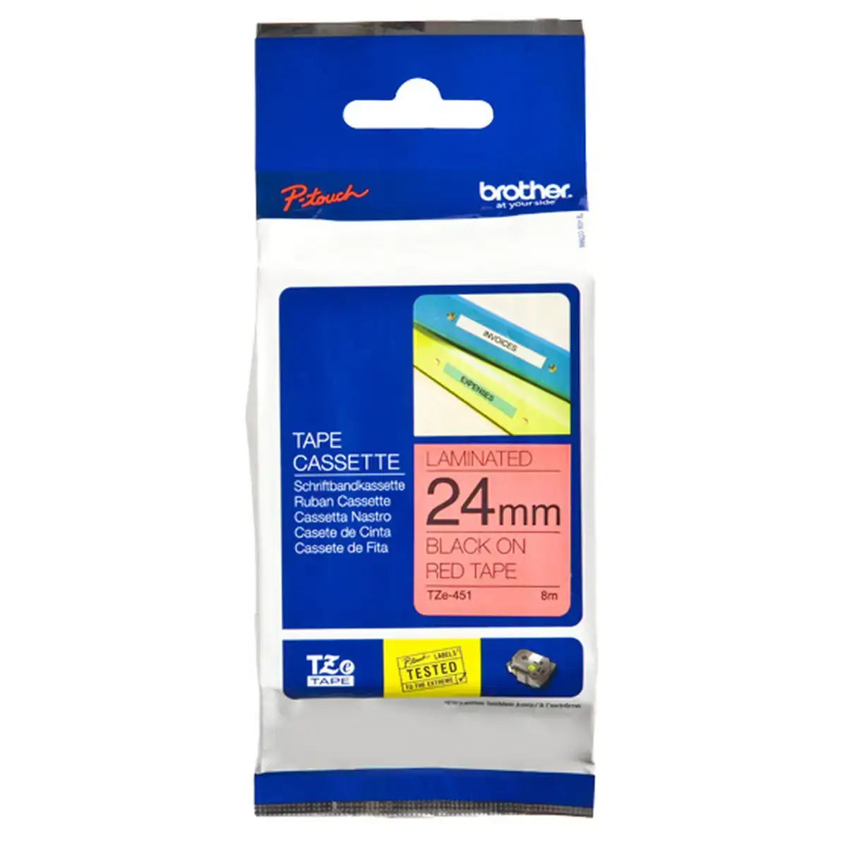 Ruban stratifie brother tze451_2450. DIAYTAR COTE D'IVOIRE - Votre Passage vers l'Éclat et la Beauté. Explorez notre boutique en ligne et trouvez des produits qui subliment votre apparence et votre espace.