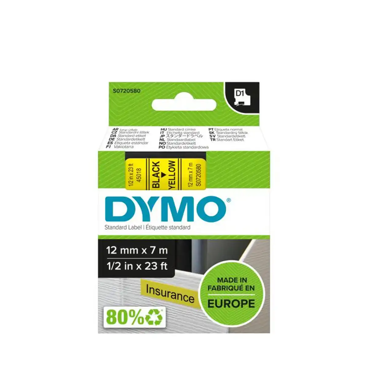 Ruban stratifie dymo s0720580 noir_8448. DIAYTAR COTE D'IVOIRE - Où Choisir Devient une Découverte. Explorez notre boutique en ligne et trouvez des articles qui vous surprennent et vous ravissent à chaque clic.
