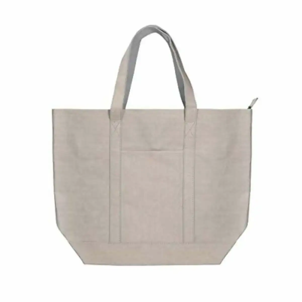 Sac a achats ksix papier kraft polyester gris_8495. DIAYTAR COTE D'IVOIRE - Votre Destinée Shopping Personnalisée. Plongez dans notre boutique en ligne et créez votre propre expérience de shopping en choisissant parmi nos produits variés.