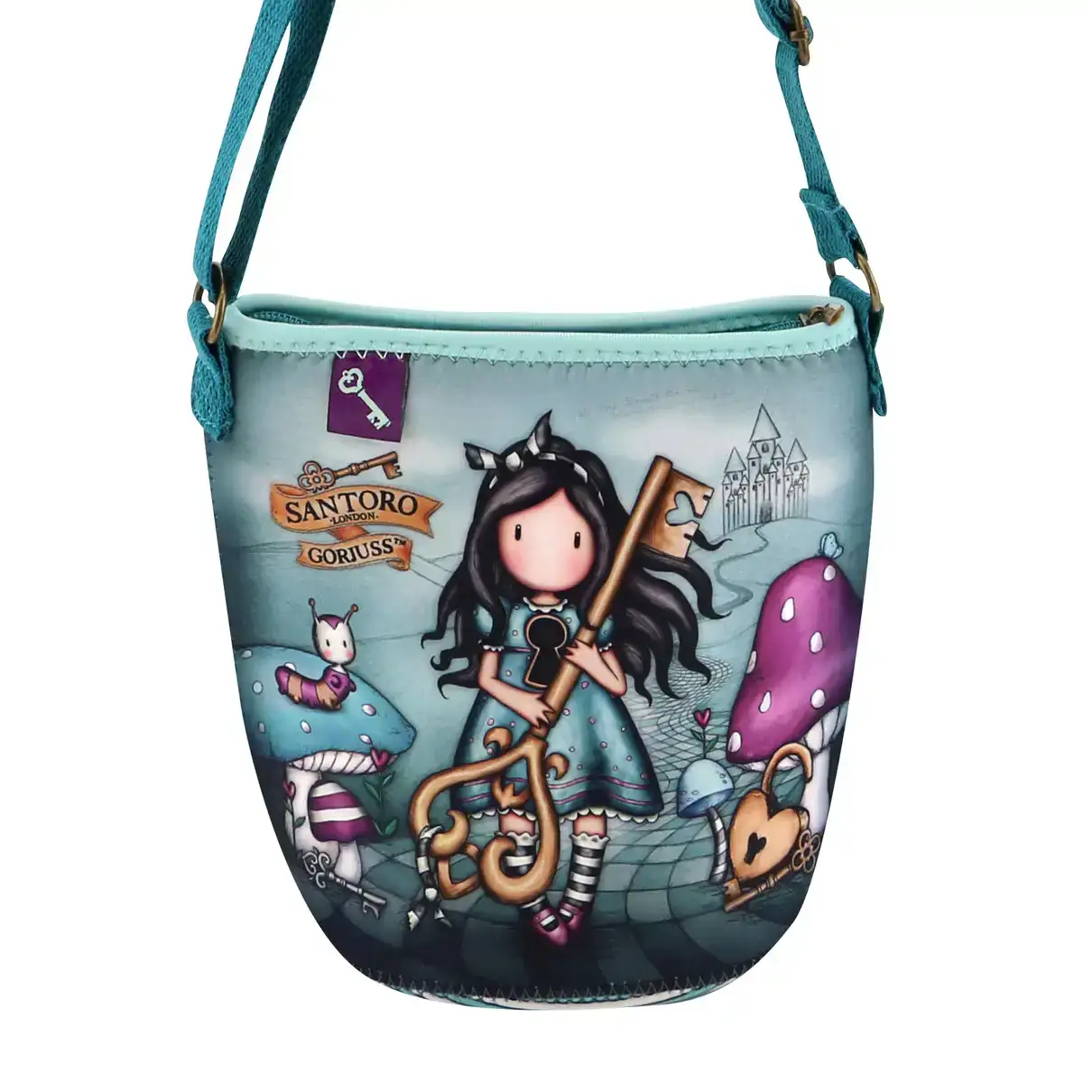 Sac a bandouliere gorjuss curiosity gris vert 19 5 x 18 8 x 11 cm _2261. DIAYTAR COTE D'IVOIRE - Où Votre Shopping Prend Vie. Explorez notre boutique en ligne pour trouver des articles qui vous ressemblent et qui ajoutent de l'éclat à votre quotidien.