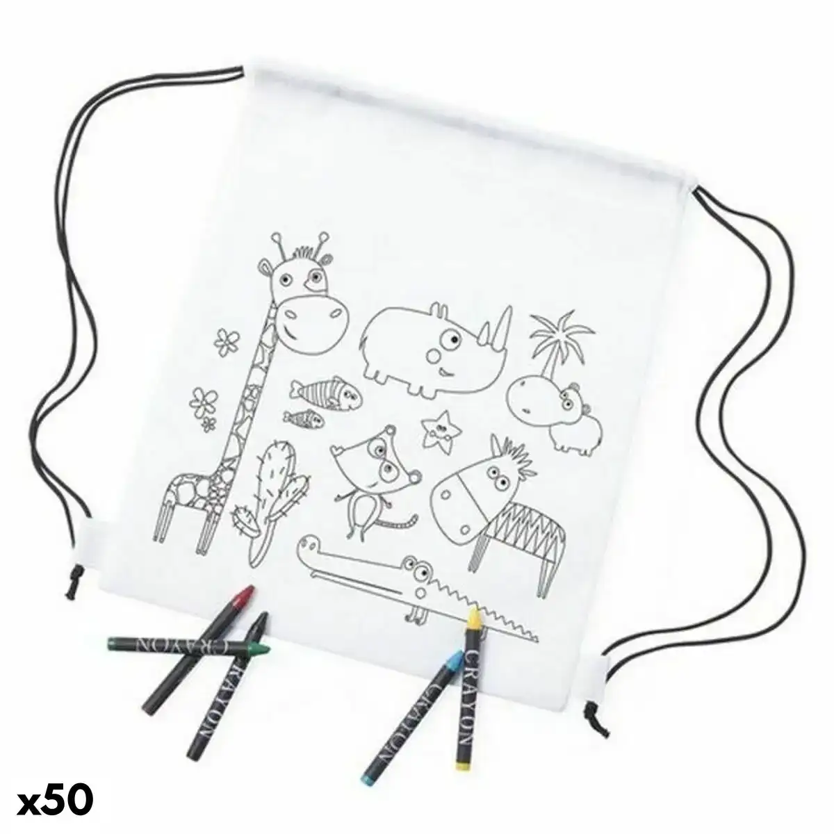 Sac a dos a colorier voluma 145701 blanc 50 unites _7254. DIAYTAR COTE D'IVOIRE - Là où Chaque Produit Évoque une Émotion. Parcourez notre catalogue et choisissez des articles qui vous touchent et qui enrichissent votre expérience.