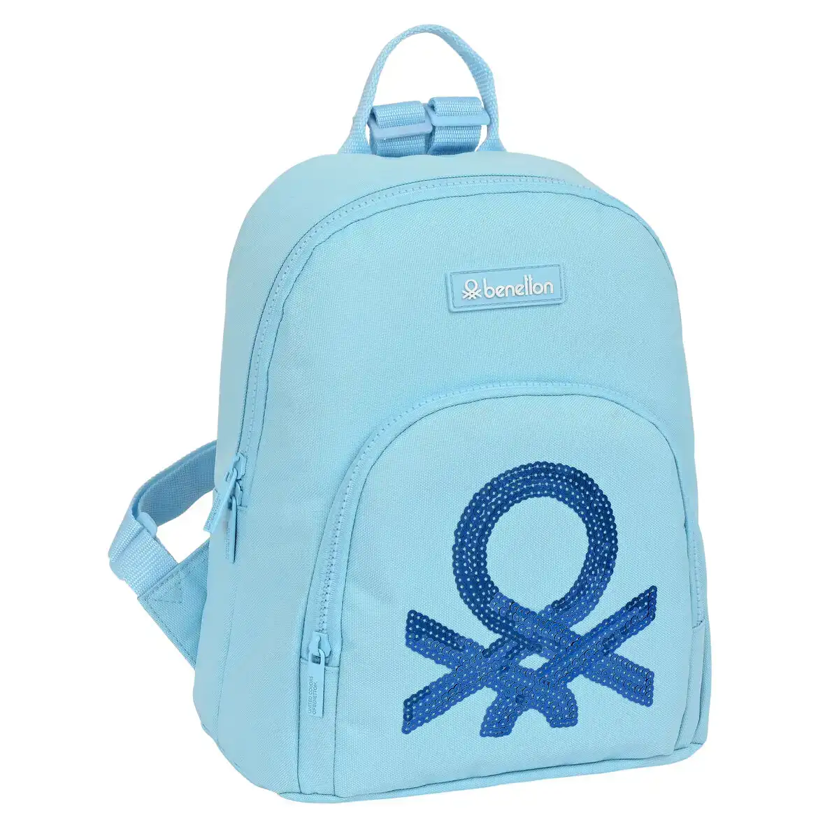 Sac a dos casual benetton sequins bleu clair 13 l_5977. DIAYTAR COTE D'IVOIRE - Où Chaque Sélection Vous Parle. Parcourez nos catégories et découvrez des produits qui reflètent vos passions et vos besoins, pour un shopping personnel et inspirant.