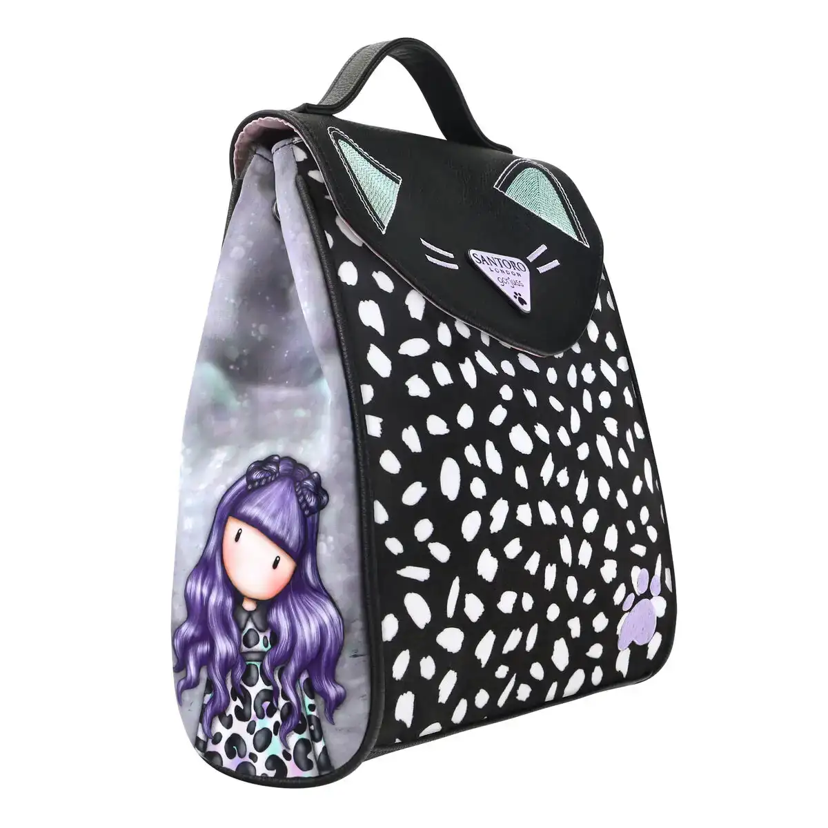 Sac a dos casual gorjuss smitten kitten noir blanc 23 x 11 x 27 cm _9891. DIAYTAR COTE D'IVOIRE - Là où la Qualité est Non Négociable. Parcourez notre boutique en ligne pour découvrir des produits qui incarnent le raffinement et l'excellence du Côte d'Ivoire.