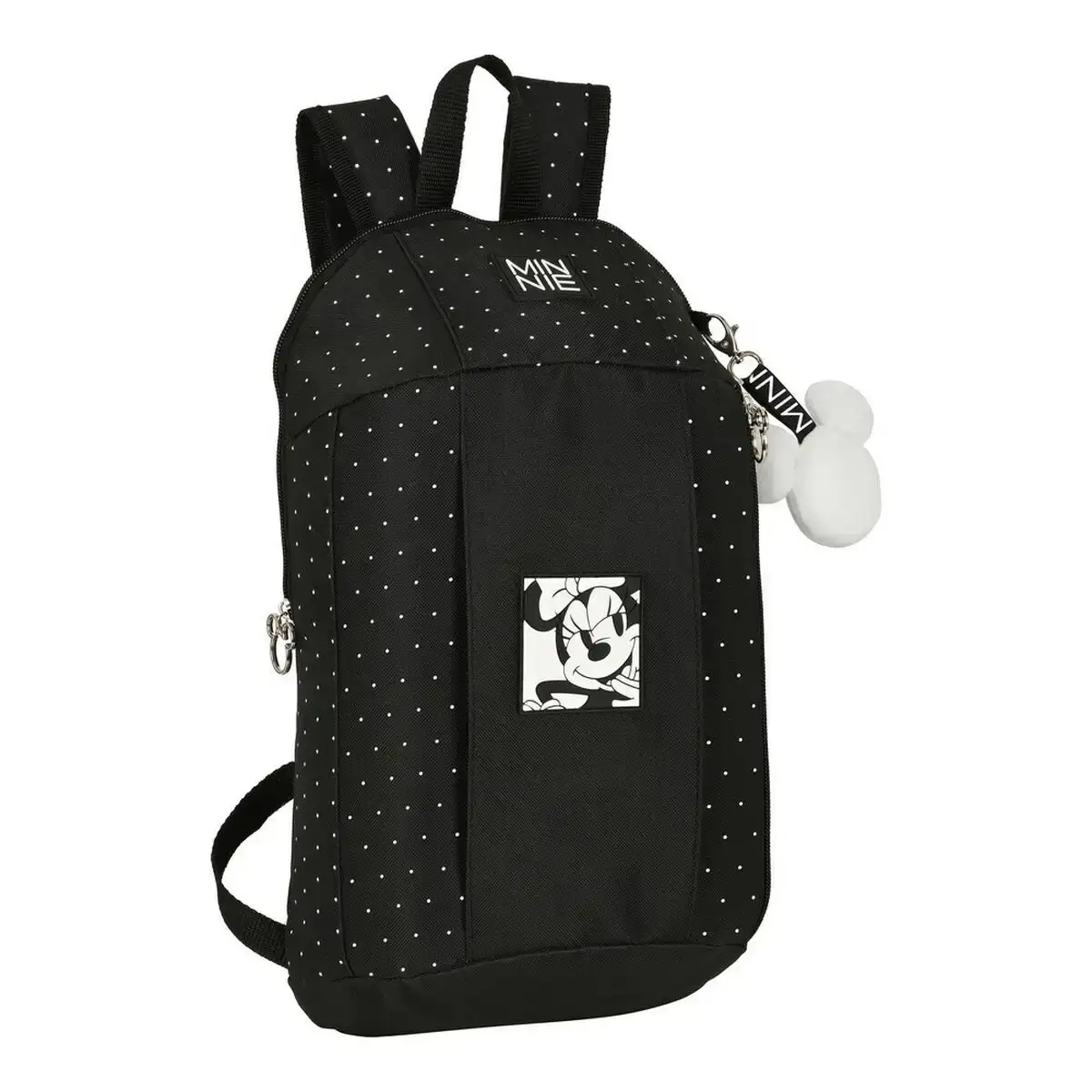 Sac a dos casual minnie mouse topitos noir 22 x 39 x 10 cm _7574. DIAYTAR COTE D'IVOIRE - Votre Passage vers la Découverte. Explorez notre boutique en ligne pour trouver des trésors qui vous attendent, du traditionnel à l'avant-garde.