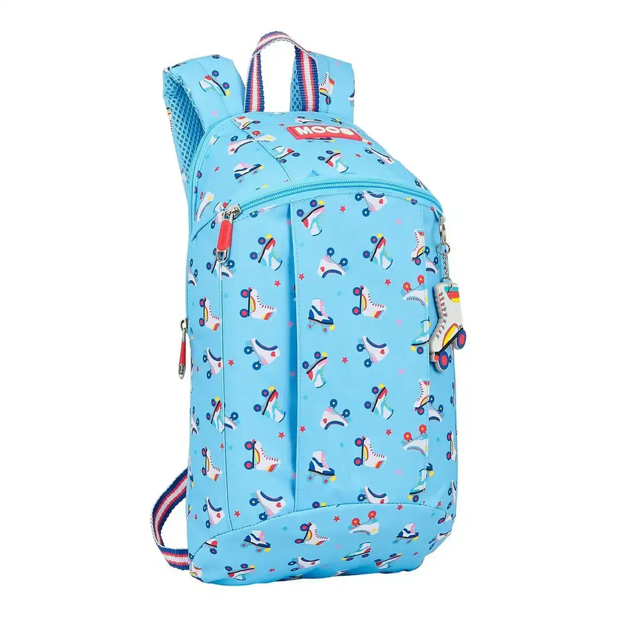 Sac a dos casual rollers moos m821 bleu clair multicouleur 22 x 39 x 10 cm _7454. DIAYTAR COTE D'IVOIRE - Là où Chaque Produit Est une Trouvaille. Parcourez notre catalogue diversifié et découvrez des articles qui enrichiront votre quotidien, du pratique à l'insolite.