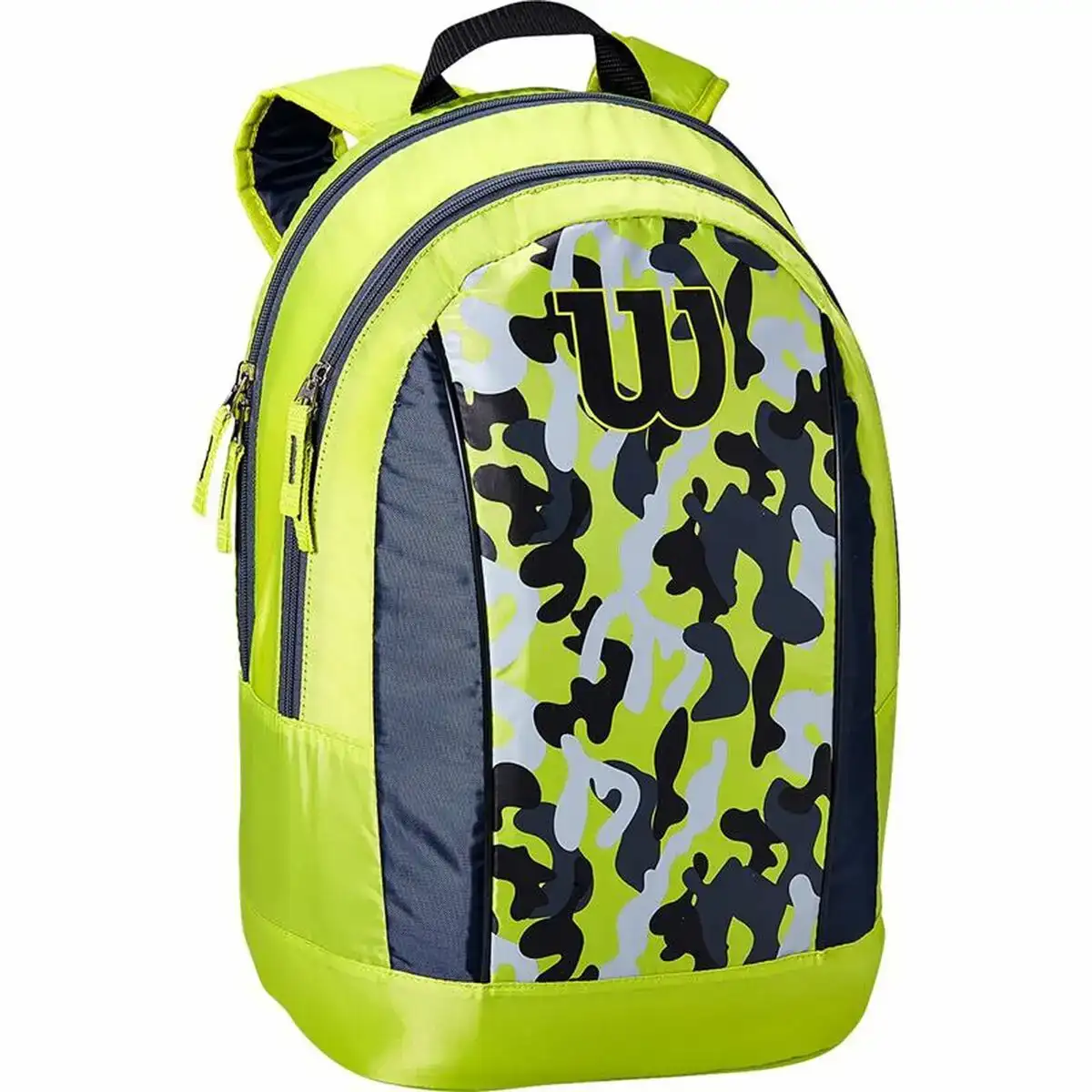 Sac a dos de sport wilson junior jaune_1837. DIAYTAR COTE D'IVOIRE - Votre Marché Virtuel au Côte d'Ivoire. Parcourez notre boutique en ligne pour trouver des trésors cachés, des articles indispensables du quotidien aux joyaux artistiques.