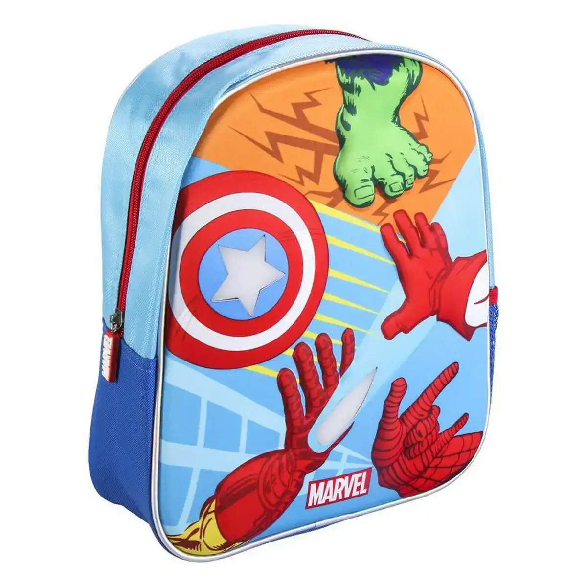 Sac a dos enfant 3d the avengers bleu 25 x 31 x 10 cm _8058. DIAYTAR COTE D'IVOIRE - Votre Oasis de Shopping en Ligne. Explorez notre boutique et découvrez des produits qui ajoutent une touche de magie à votre quotidien.