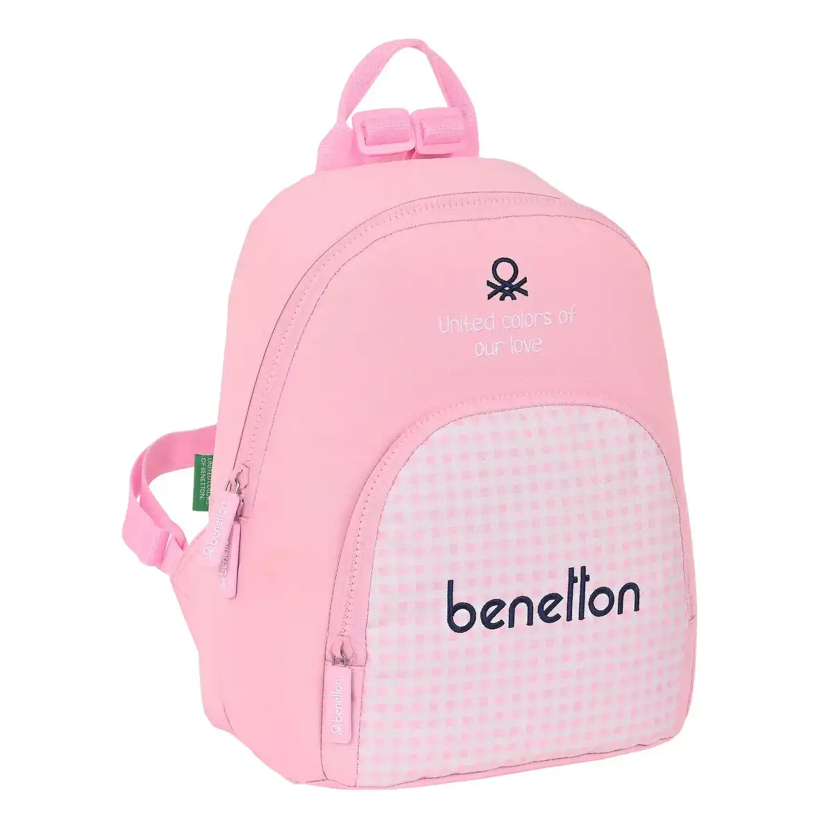 Sac a dos enfant benetton vichy mini rose 25 x 30 x 13 cm _3957. DIAYTAR COTE D'IVOIRE - Là où la Découverte est au Rendez-vous. Plongez dans notre catalogue et trouvez des articles qui éveilleront votre curiosité et élargiront vos horizons.