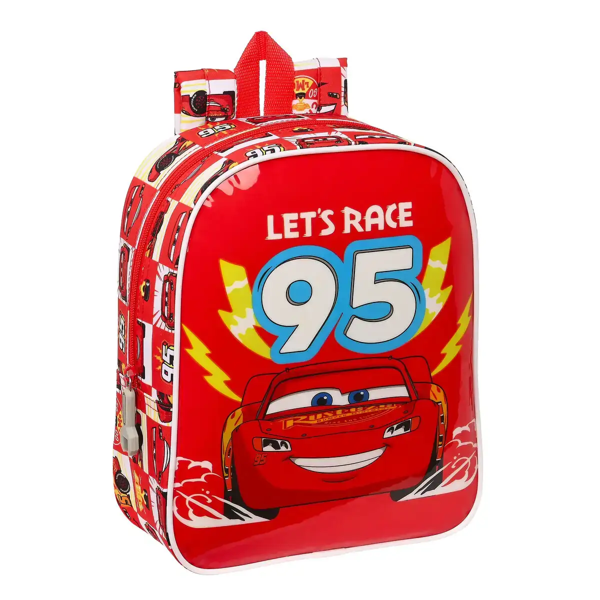 Sac a dos enfant cars let s race rouge blanc 22 x 27 x 10 cm _8003. DIAYTAR COTE D'IVOIRE - Votre Plateforme pour un Shopping Inspiré. Explorez nos offres variées et découvrez des articles qui stimulent votre créativité et embellissent votre vie.