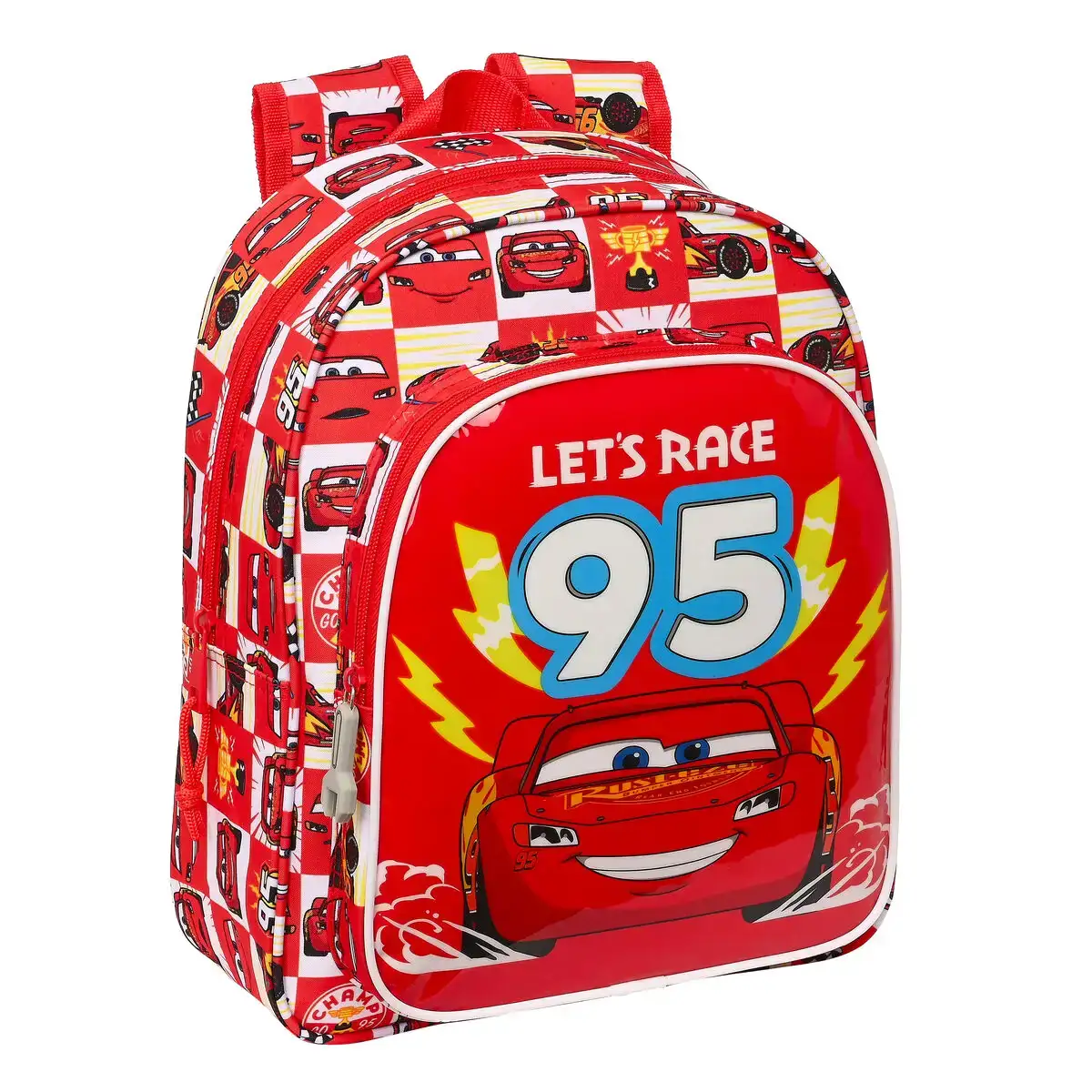 Sac a dos enfant cars let s race rouge blanc 27 x 33 x 10 cm _6396. DIAYTAR COTE D'IVOIRE - Là où Chaque Clic Compte. Parcourez notre boutique en ligne et laissez-vous guider vers des trouvailles uniques qui enrichiront votre quotidien.