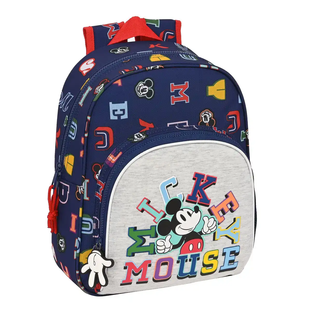 Sac a dos enfant mickey mouse clubhouse only one blue marine 28 x 34 x 10 cm _7247. DIAYTAR COTE D'IVOIRE - Là où Choisir est un Acte d'Amour pour le Côte d'Ivoire. Explorez notre gamme et choisissez des produits qui célèbrent la culture et l'artisanat du pays.