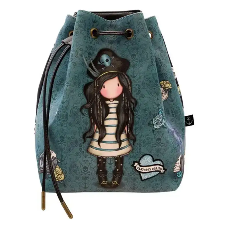 Sac a dos gorjuss black pearl noir turquoise polyester neoprene_3123. DIAYTAR COTE D'IVOIRE - Votre Portail Vers l'Exclusivité. Explorez notre boutique en ligne pour trouver des produits uniques et exclusifs, conçus pour les amateurs de qualité.