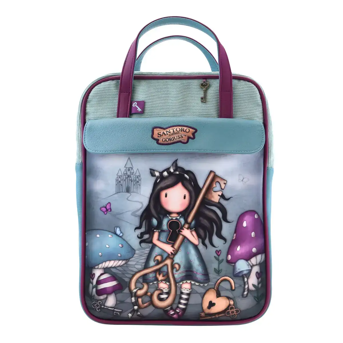 Sac a dos gorjuss curiosity gris vert 27 x 10 x 37 cm _2105. DIAYTAR COTE D'IVOIRE - L'Art de Trouver ce que Vous Aimez. Plongez dans notre assortiment varié et choisissez parmi des produits qui reflètent votre style et répondent à vos besoins.