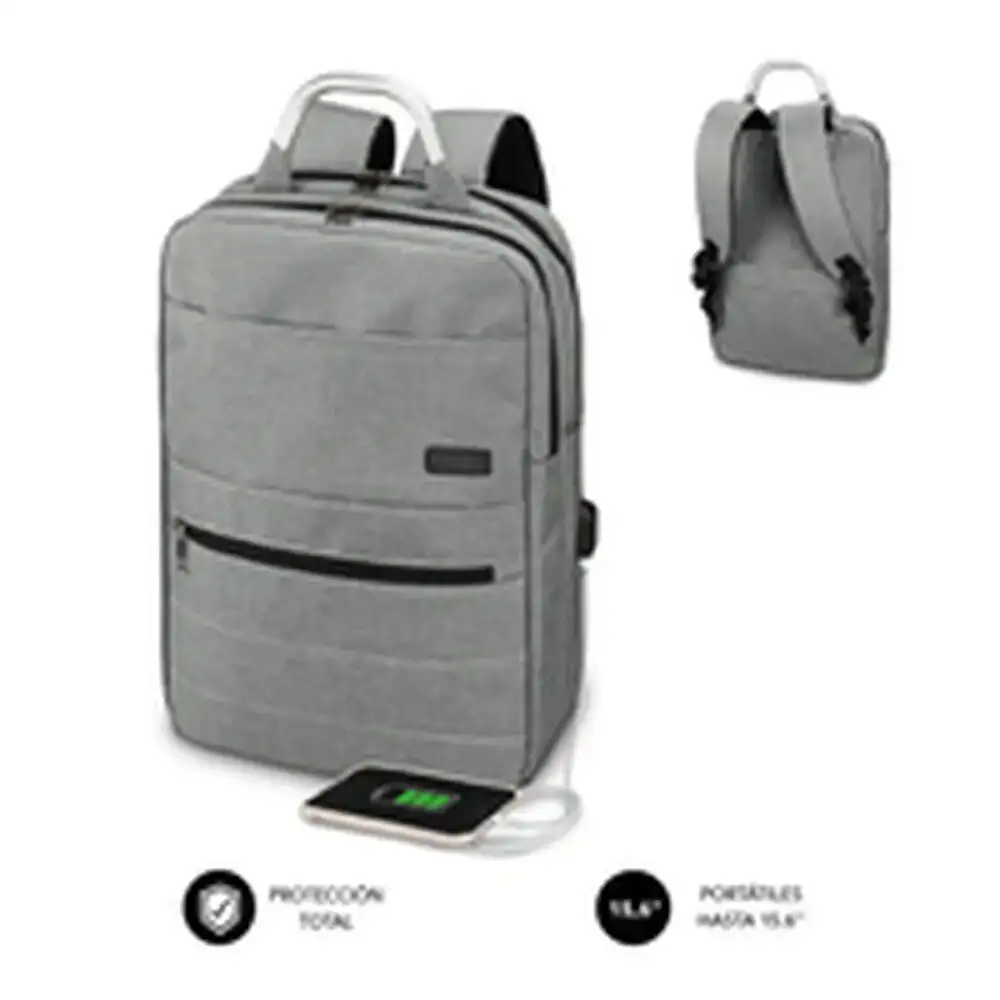 Sac a dos pour portable et tablette avec sortie usb subblim mochila elite airpadding 15 6 grey_2485. Bienvenue chez DIAYTAR COTE D'IVOIRE - Où Chaque Objet a sa Propre Histoire. Découvrez notre sélection soigneusement choisie et choisissez des produits qui racontent le patrimoine sénégalais.