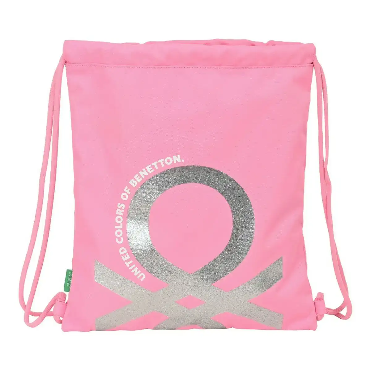 Sac a dos serre par des ficelles benetton flamingo pink rose 35 x 40 x 1 cm _5211. DIAYTAR COTE D'IVOIRE - Votre Destination Shopping d'Exception. Parcourez nos rayons virtuels et choisissez des produits qui incarnent l'excellence et la diversité.