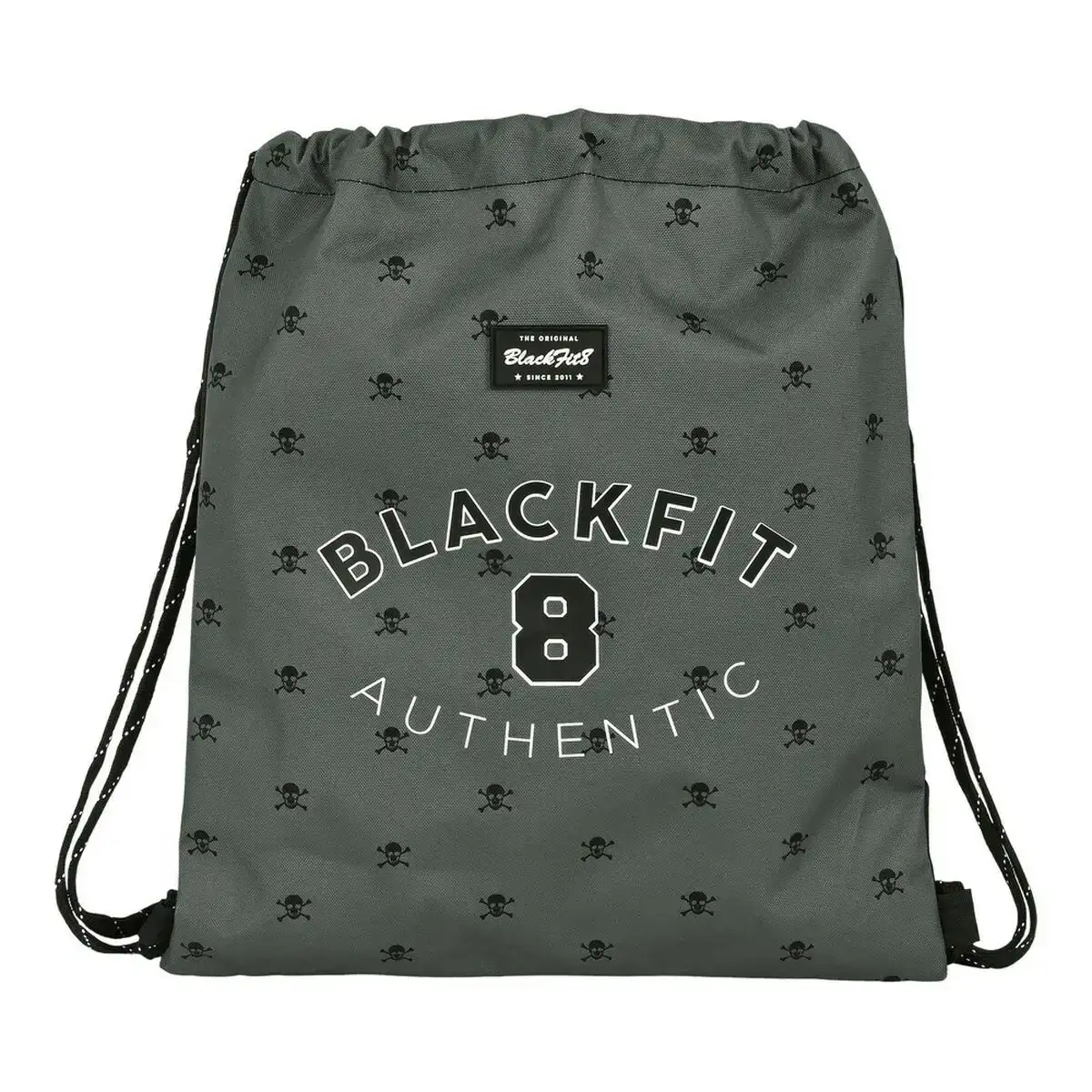 Sac a dos serre par des ficelles blackfit8 skull noir gris 35 x 40 x 1 cm _2925. Bienvenue sur DIAYTAR COTE D'IVOIRE - Là où le Shopping Devient une Aventure. Explorez notre catalogue et dénichez des trésors qui élargiront votre horizon shopping.