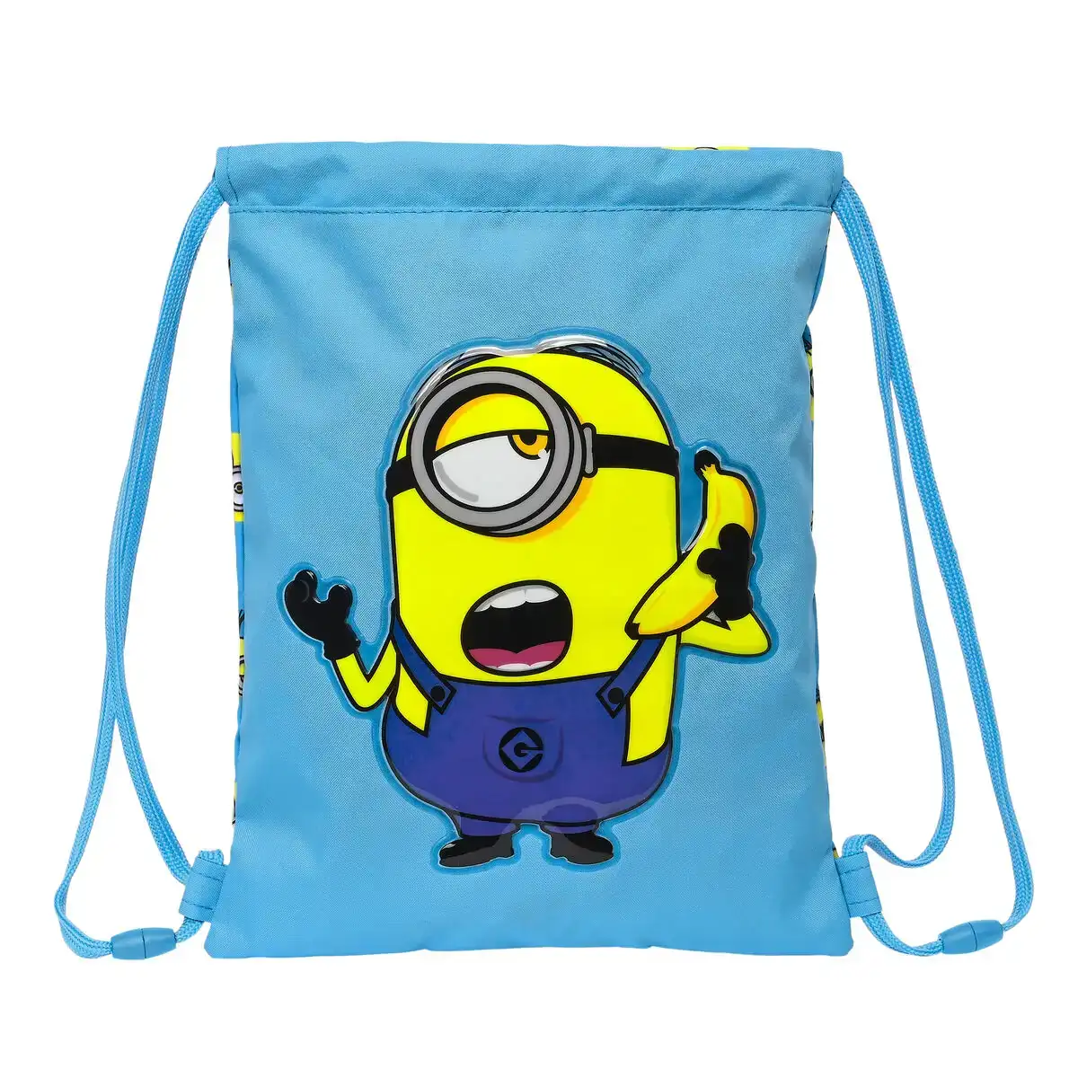 Sac a dos serre par des ficelles minions minionstatic bleu 26 x 34 x 1 cm _4404. DIAYTAR COTE D'IVOIRE - Votre Oasis de Shopping en Ligne. Explorez notre boutique et découvrez des produits qui ajoutent une touche de magie à votre quotidien.
