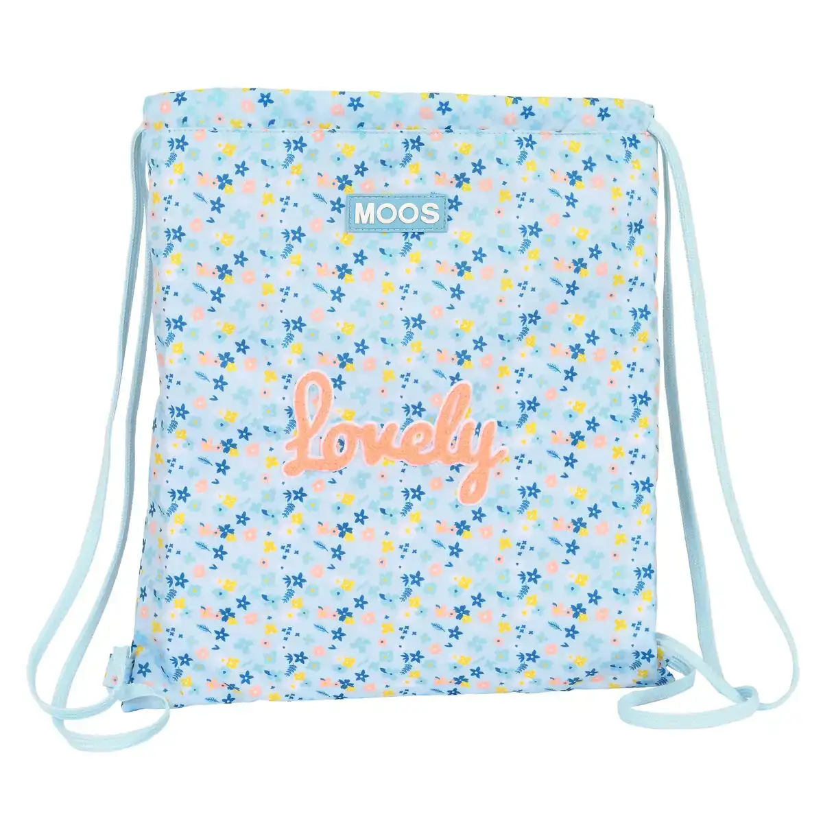 Sac a dos serre par des ficelles moos lovely bleu clair 35 x 40 x 1 cm _7954. DIAYTAR COTE D'IVOIRE - L'Art de Vivre avec Authenticité. Explorez notre gamme de produits artisanaux et découvrez des articles qui apportent une touche unique à votre vie.