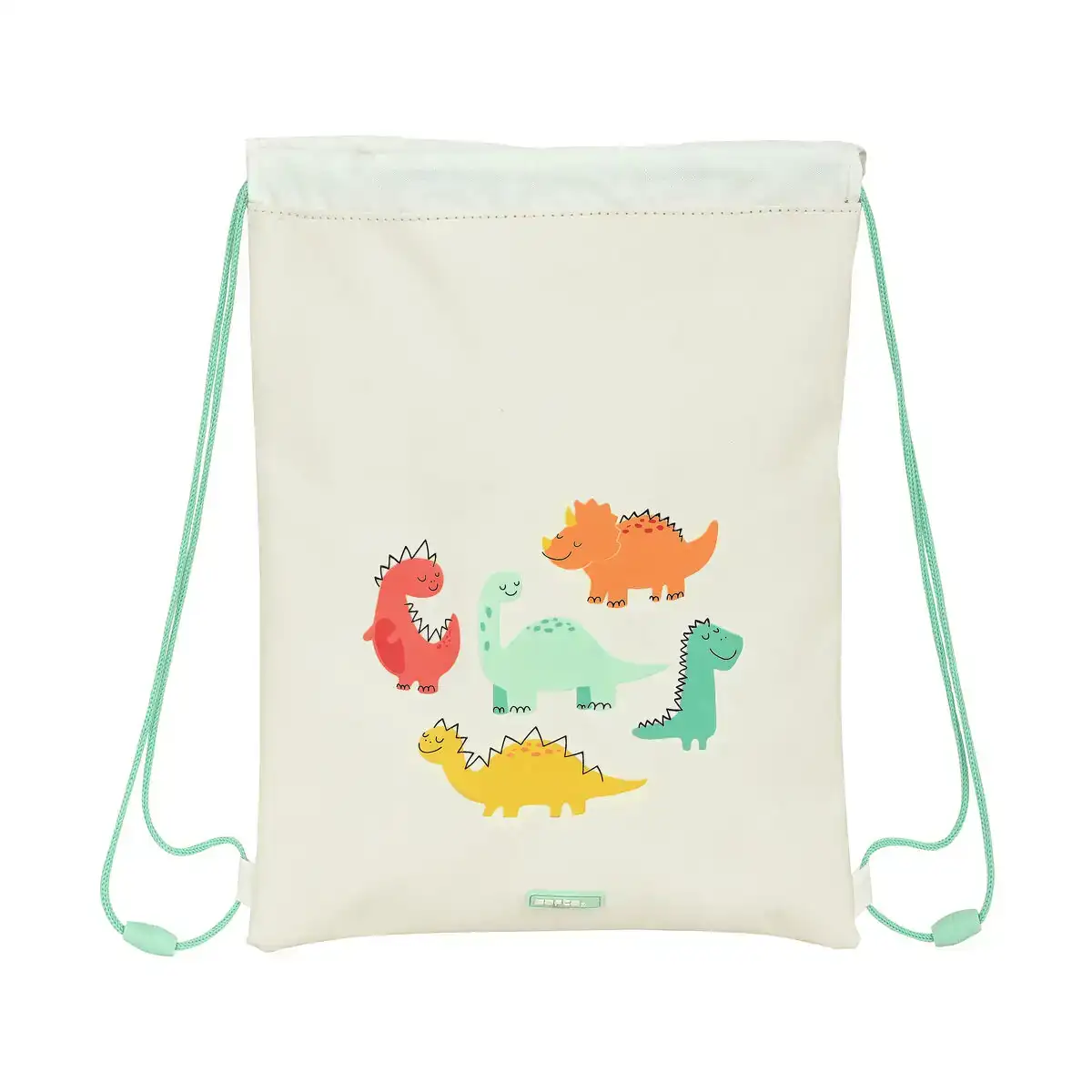 Sac a dos serre par des ficelles safta dinos creme_4832. Bienvenue chez DIAYTAR COTE D'IVOIRE - Où Chaque Produit a son Âme. Découvrez notre gamme et choisissez des articles qui résonnent avec votre personnalité et vos valeurs.