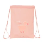 Sac a dos serre par des ficelles safta patito rose_6318. Bienvenue chez DIAYTAR COTE D'IVOIRE - Où Choisir est une Invitation au Voyage. Explorez notre boutique en ligne et découvrez des produits qui vous transportent dans l'univers du Côte d'Ivoire.