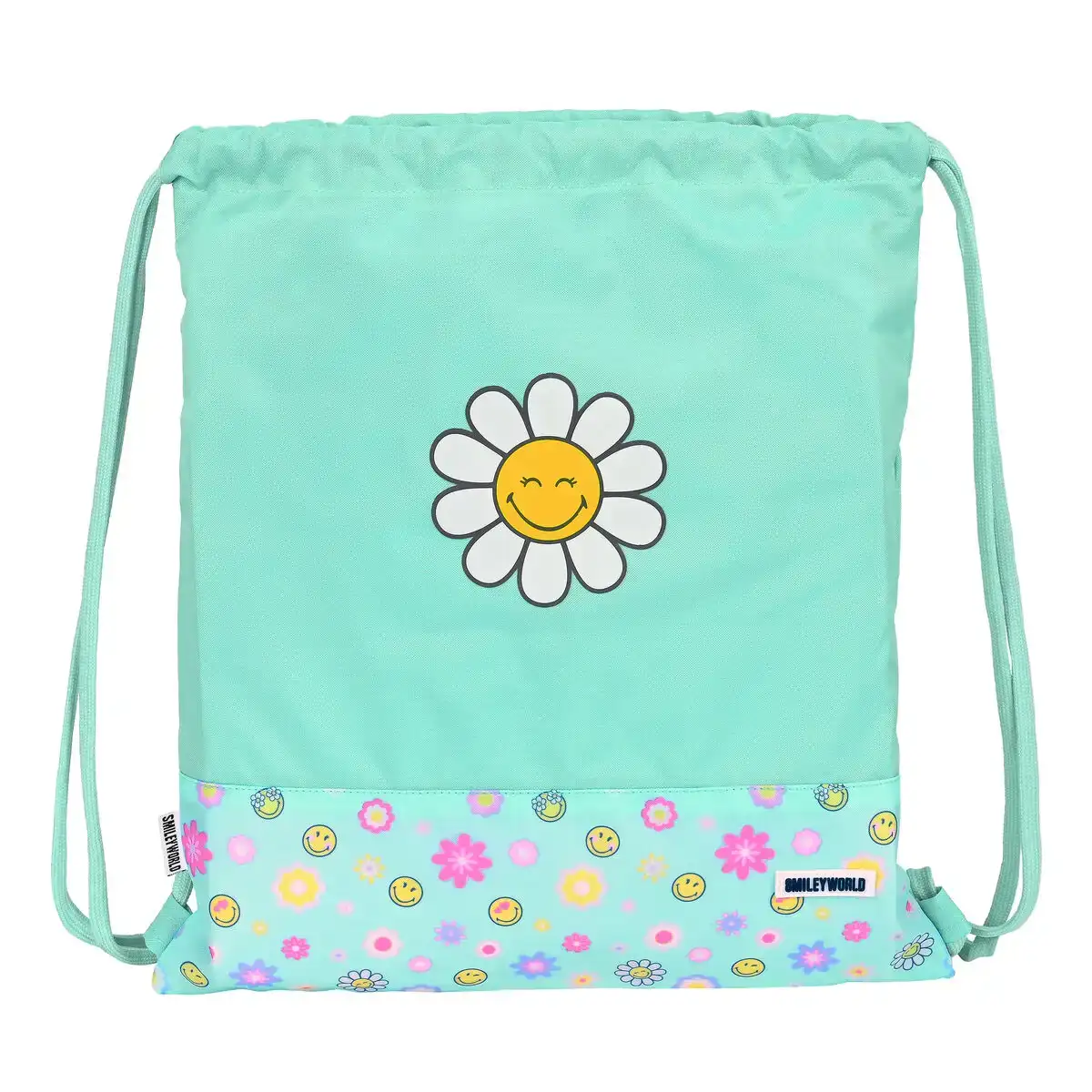 Sac a dos serre par des ficelles smiley summer fun turquoise 35 x 40 x 1 cm _3565. DIAYTAR COTE D'IVOIRE - L'Art de Trouver ce que Vous Aimez. Plongez dans notre assortiment varié et choisissez parmi des produits qui reflètent votre style et répondent à vos besoins.