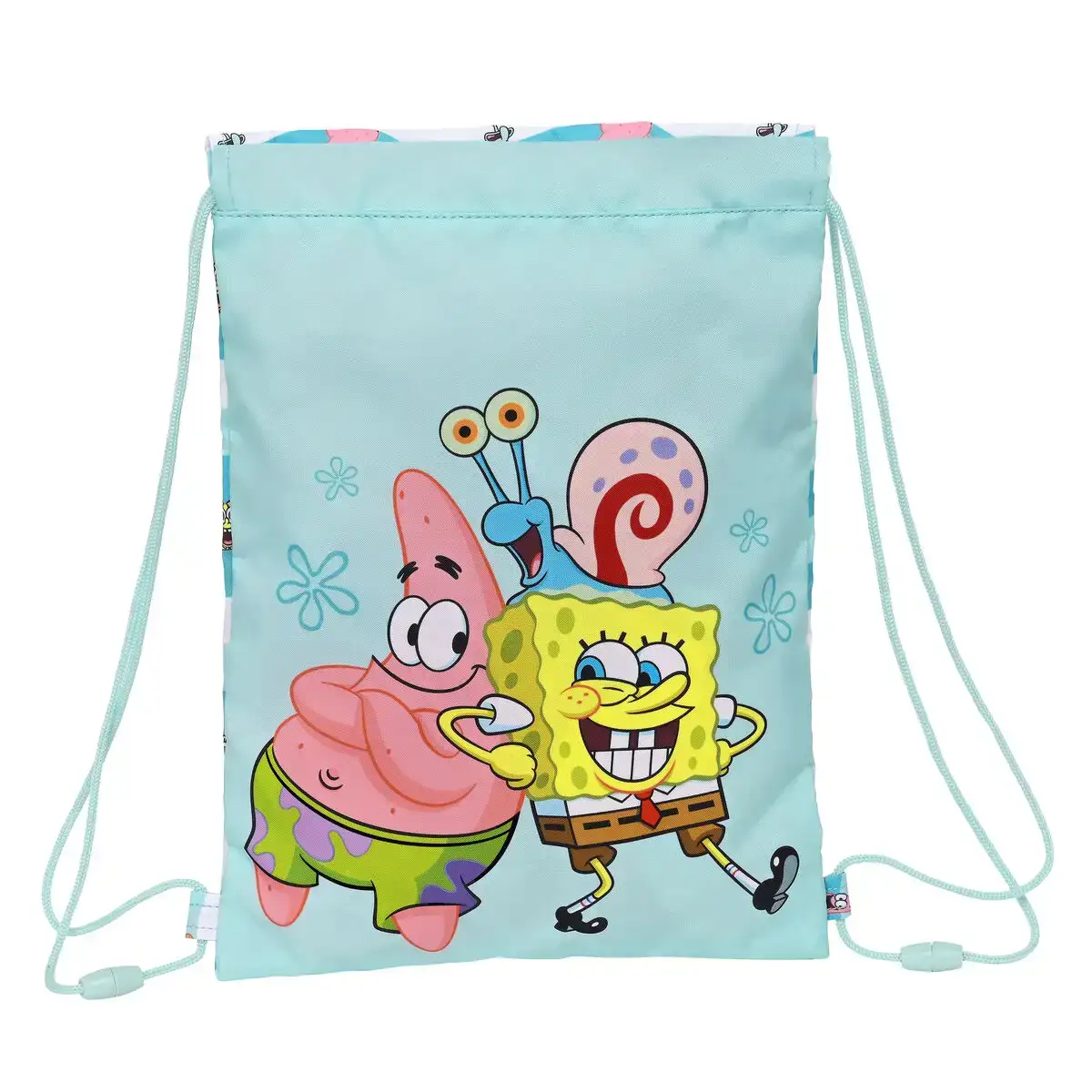 Sac a dos serre par des ficelles spongebob stay positive bleu blanc 26 x 34 x 1 cm _7134. DIAYTAR COTE D'IVOIRE - Où Chaque Produit a sa Place. Parcourez notre catalogue et choisissez des articles qui s'intègrent parfaitement à votre style et à votre espace.