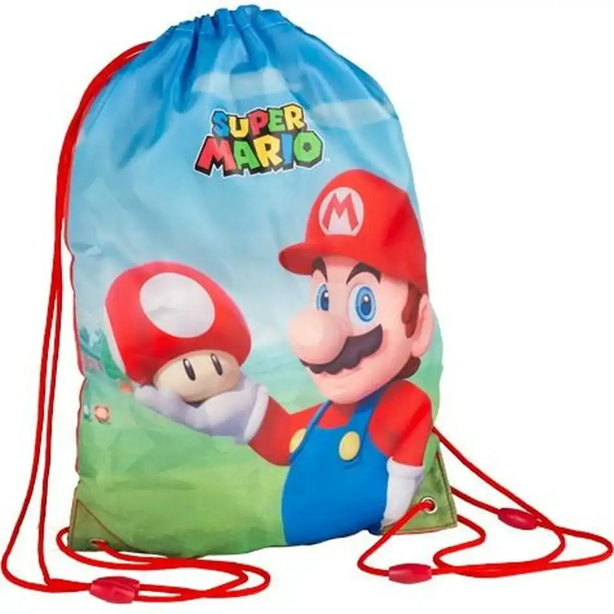 Sac a dos serre par des ficelles super mario rouge 40 x 29 cm _2556. DIAYTAR COTE D'IVOIRE - Votre Source d'Inspiration Shopping. Parcourez nos rayons et trouvez des articles qui vous inspirent, que ce soit pour votre style, votre maison ou votre vie quotidienne.