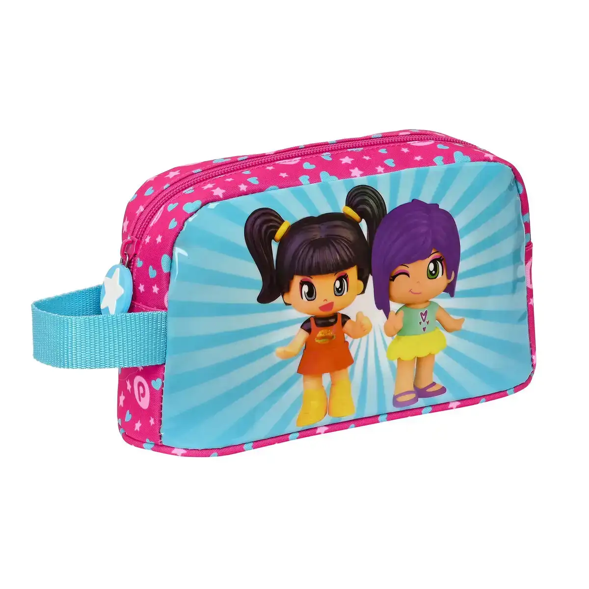 Sac a gouter pinypon bleu rose 21 5 x 12 x 6 5 cm_1438. DIAYTAR COTE D'IVOIRE - Votre Univers Shopping Éclectique. Explorez nos offres variées et découvrez des articles qui embrassent la diversité et la polyvalence de vos besoins.