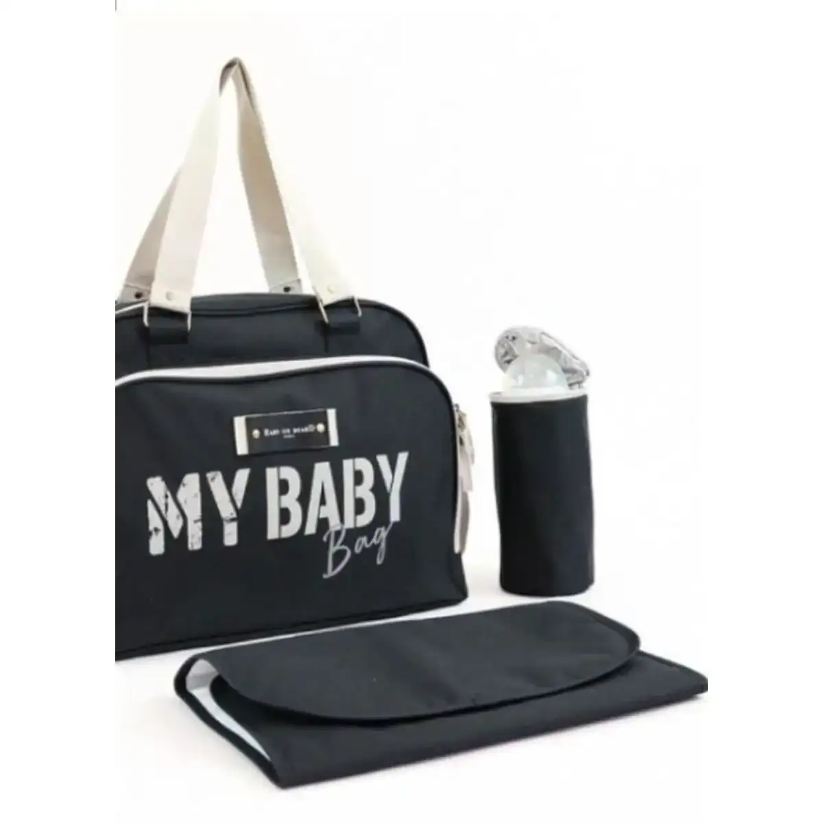 Sac a langer baby on board simply babybag noir_1329. DIAYTAR COTE D'IVOIRE - Là où Chaque Produit a son Histoire. Découvrez notre gamme de produits, chacun portant en lui le récit de l'artisanat et de la passion, pour vous offrir une expérience de shopping authentique.