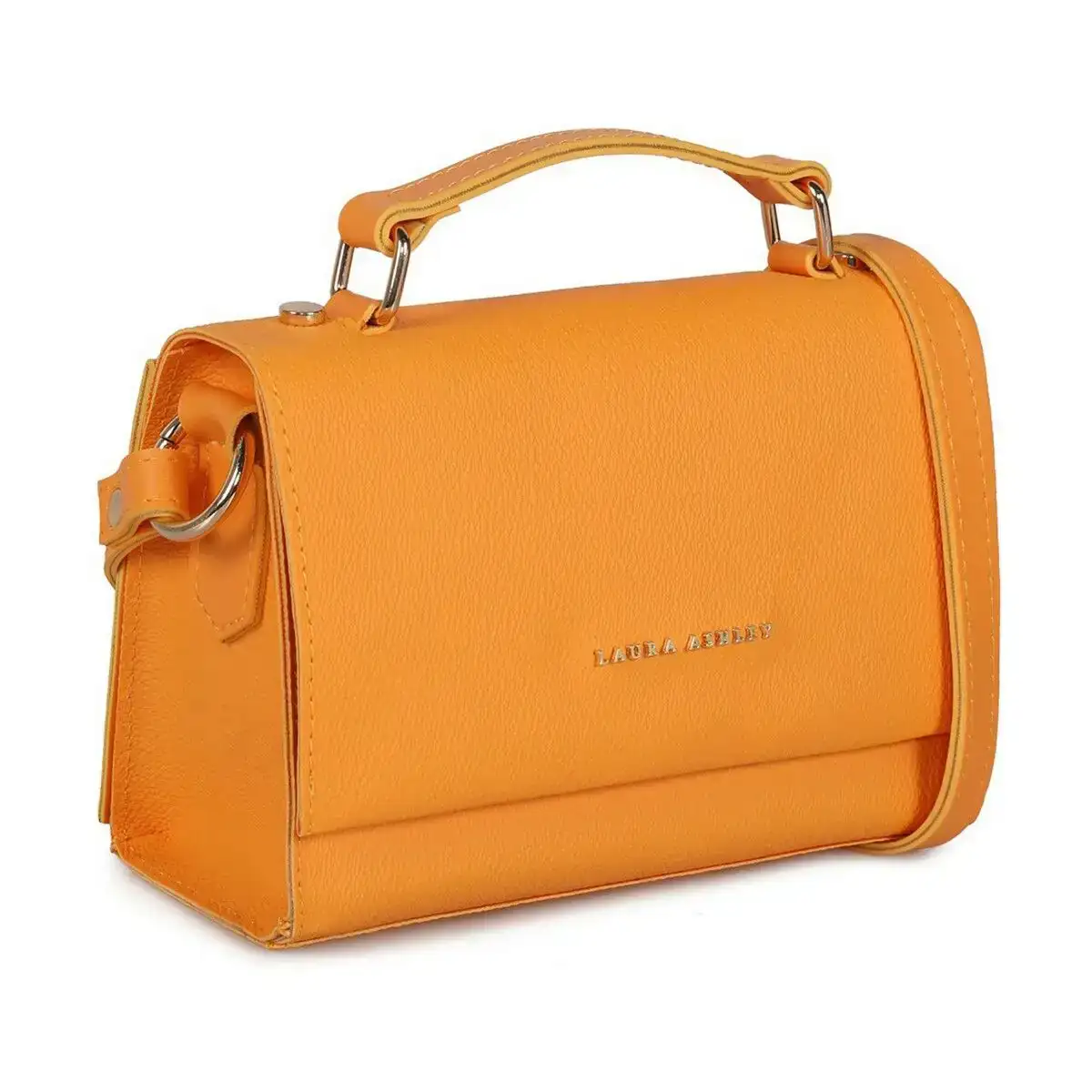 Sac a main femme laura ashley brancroft yellow orange 20 x 15 x 5 cm _8170. DIAYTAR COTE D'IVOIRE - L'Art de Choisir, l'Art de Vivre. Explorez notre univers de produits soigneusement sélectionnés pour vous offrir une expérience shopping riche et gratifiante.