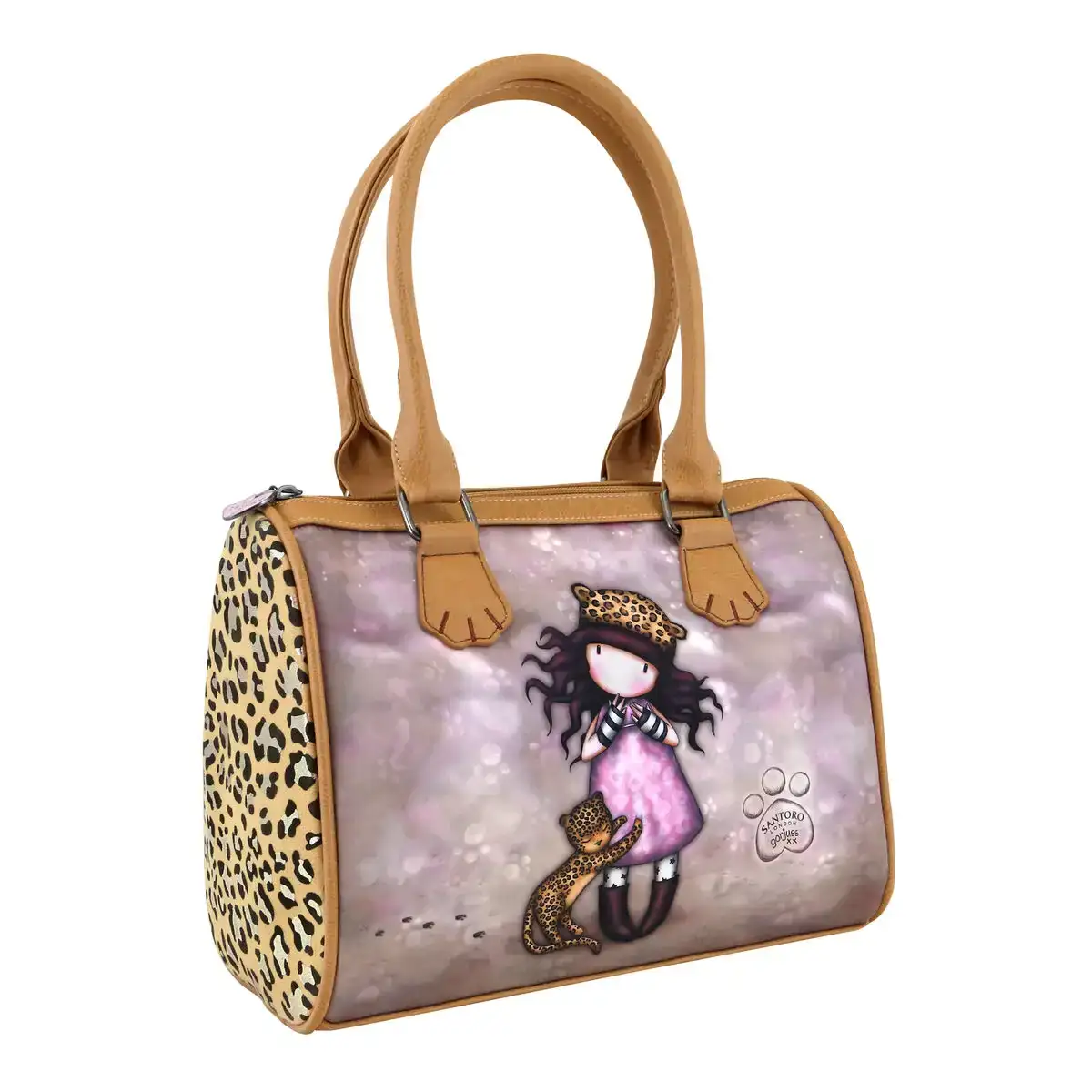 Sac a main gorjuss leopard 28 x 22 x 13 cm _9587. DIAYTAR COTE D'IVOIRE - Votre Source de Trouvailles uniques. Naviguez à travers notre catalogue et trouvez des articles qui vous distinguent et reflètent votre unicité.