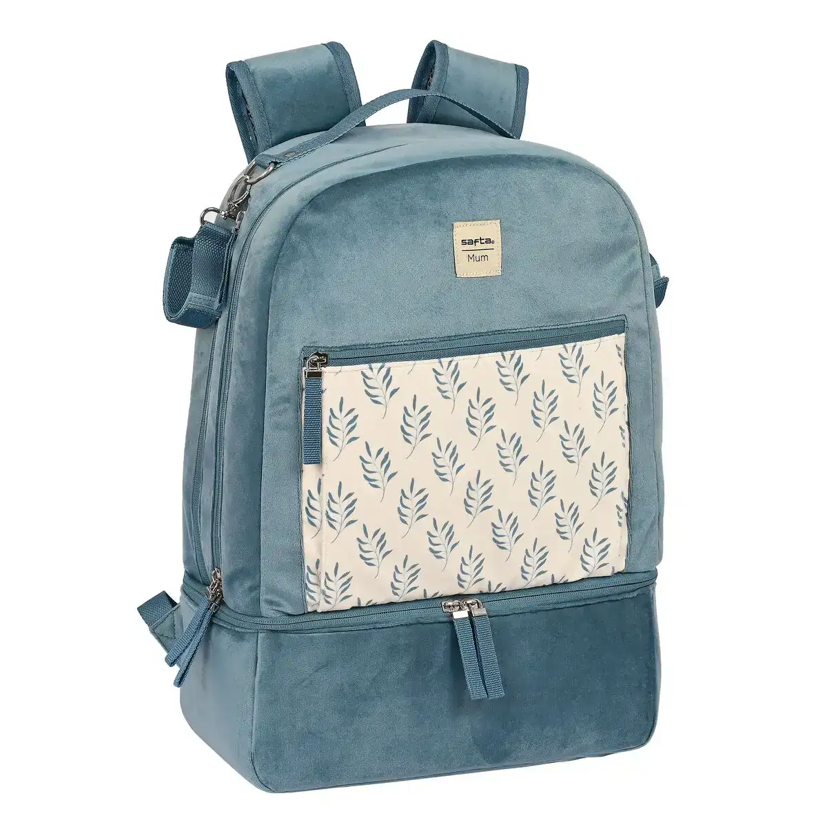 Sac accessoires pour bebe safta leaves turquoise 30 x 43 x 15 cm _6353. DIAYTAR COTE D'IVOIRE - L'Art de Vivre le Shopping Éthique. Parcourez notre gamme et choisissez des produits qui reflètent notre engagement envers des pratiques durables.