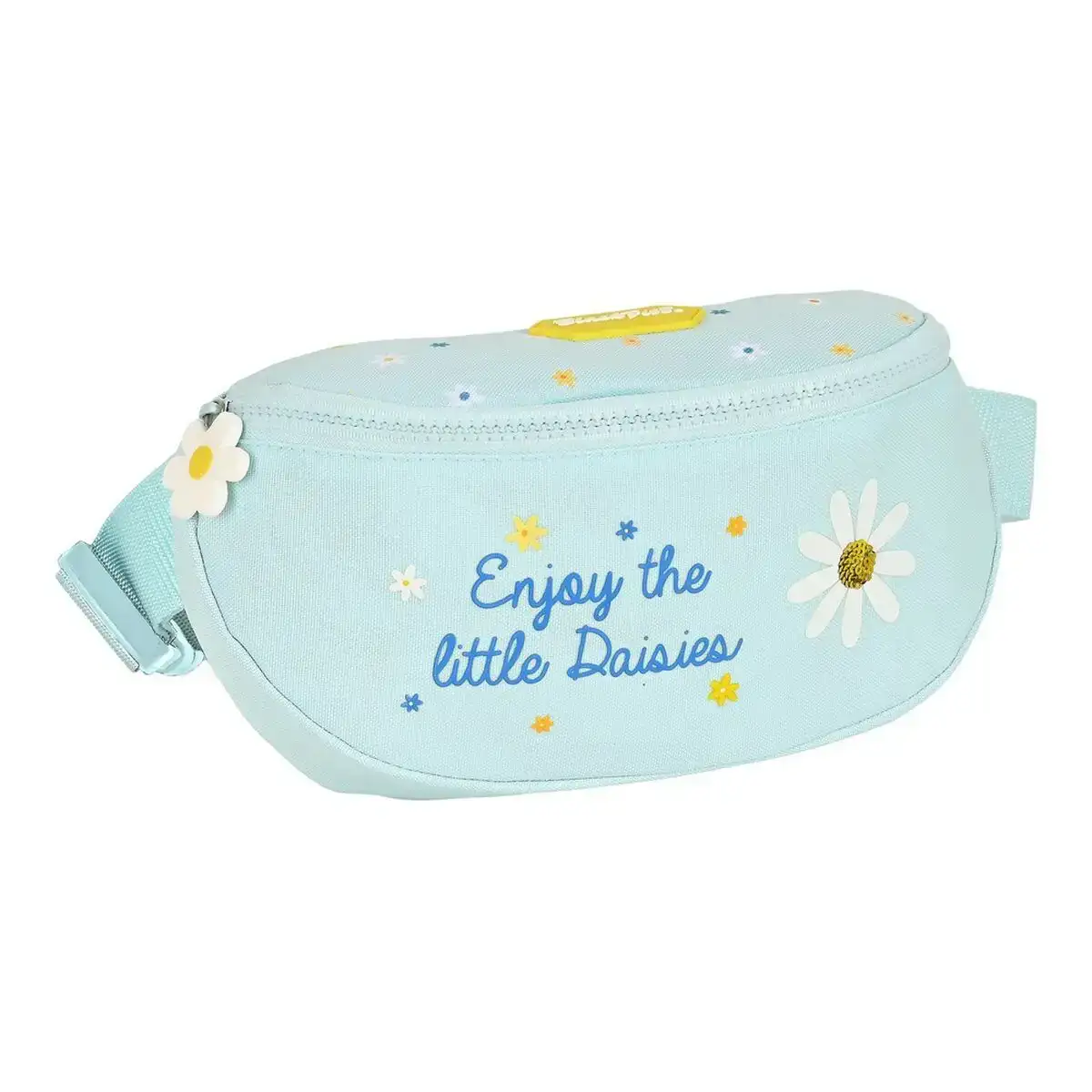 Sac banane blackfit8 daisies bleu clair 23 x 14 x 9 cm _3515. DIAYTAR COTE D'IVOIRE - L'Art de Trouver ce que Vous Aimez. Plongez dans notre assortiment varié et choisissez parmi des produits qui reflètent votre style et répondent à vos besoins.